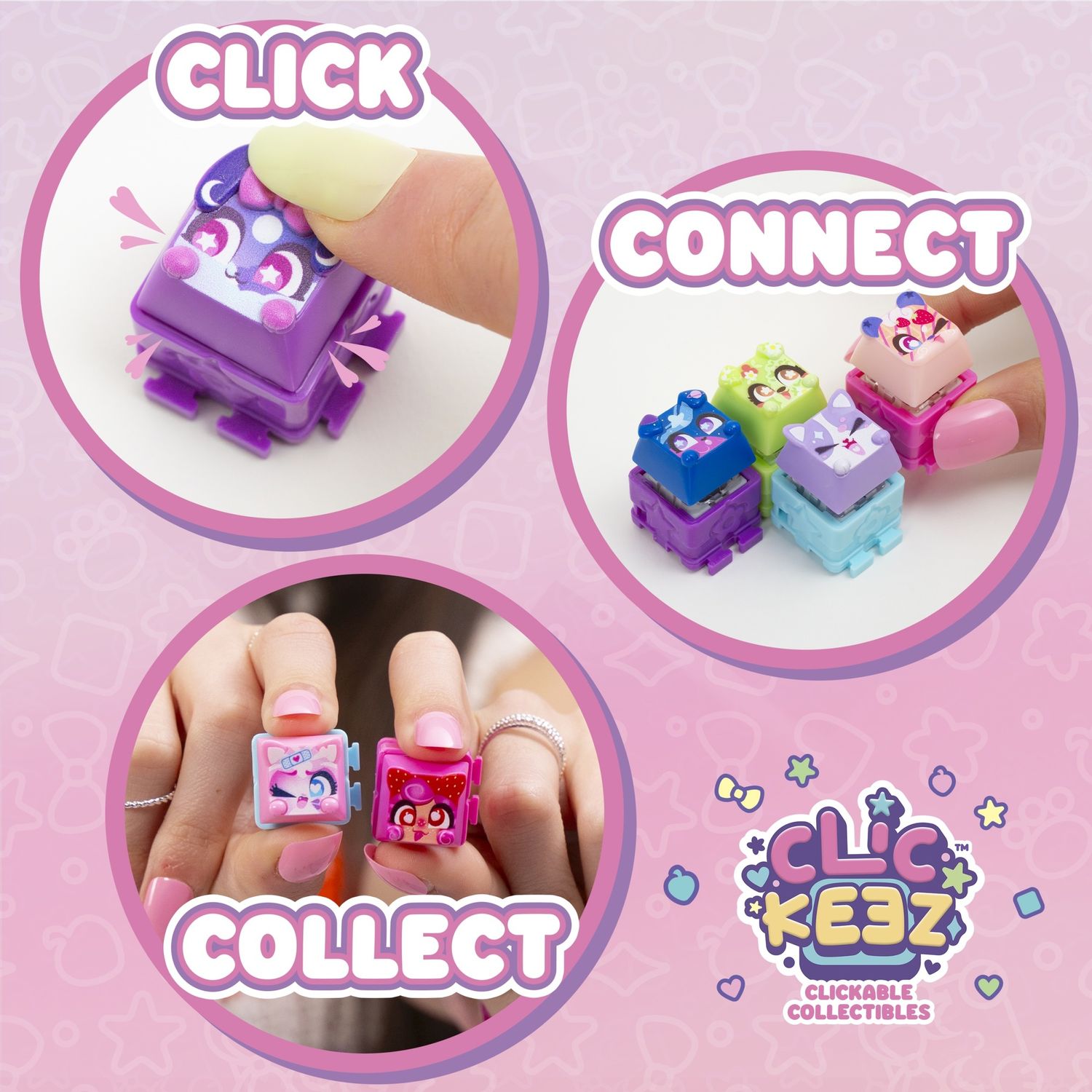 Controller clickeez - 5 pulsanti cliccabili+1 joystick+guida - fidget toy asmr personalizzabile - tasti da cliccare - 70 personaggi collezionabili - NO BRAND