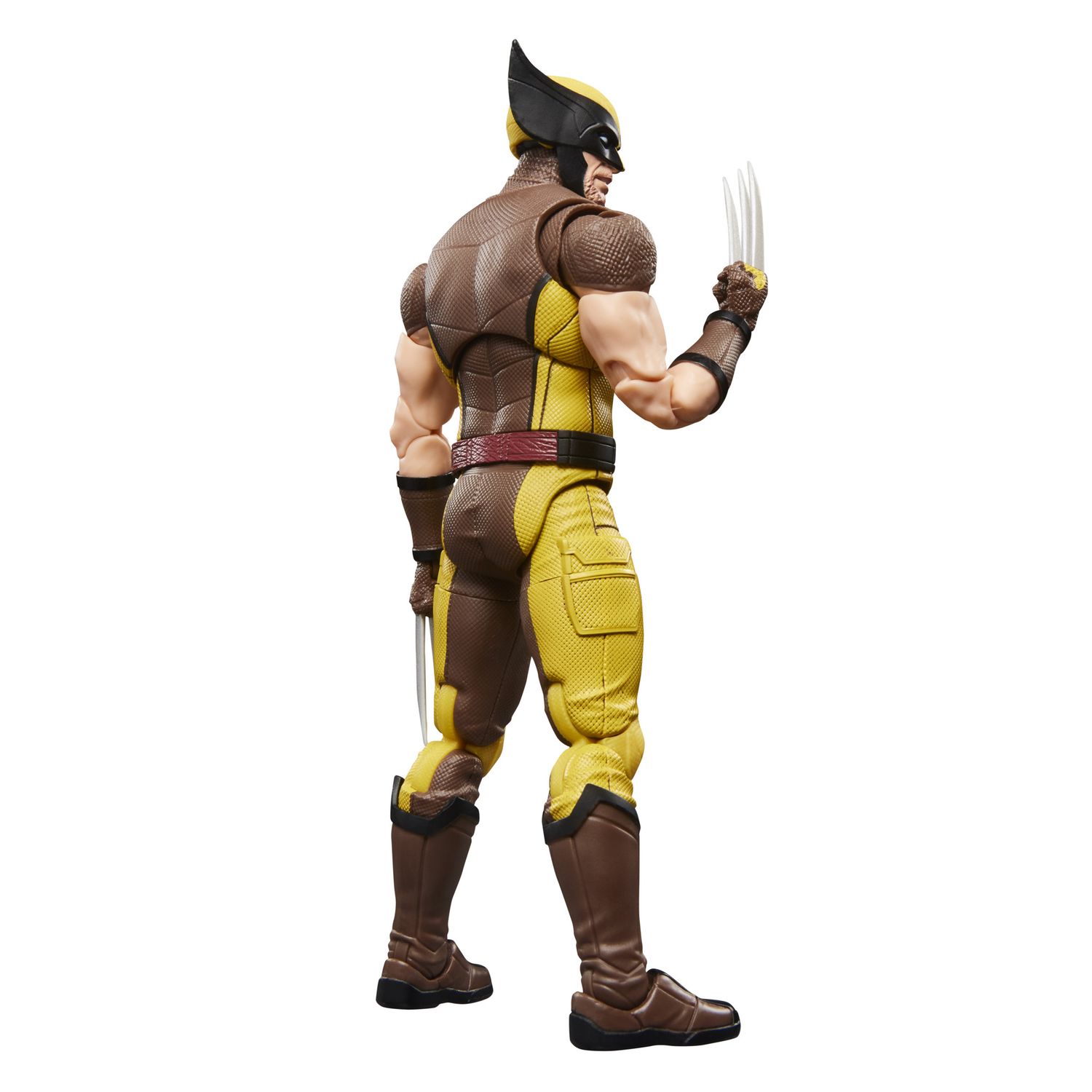 Hasbro, marvel legends series, wolverine (costume marrone) – idea regalo, action figure collezionabile da 15 cm - Avengers