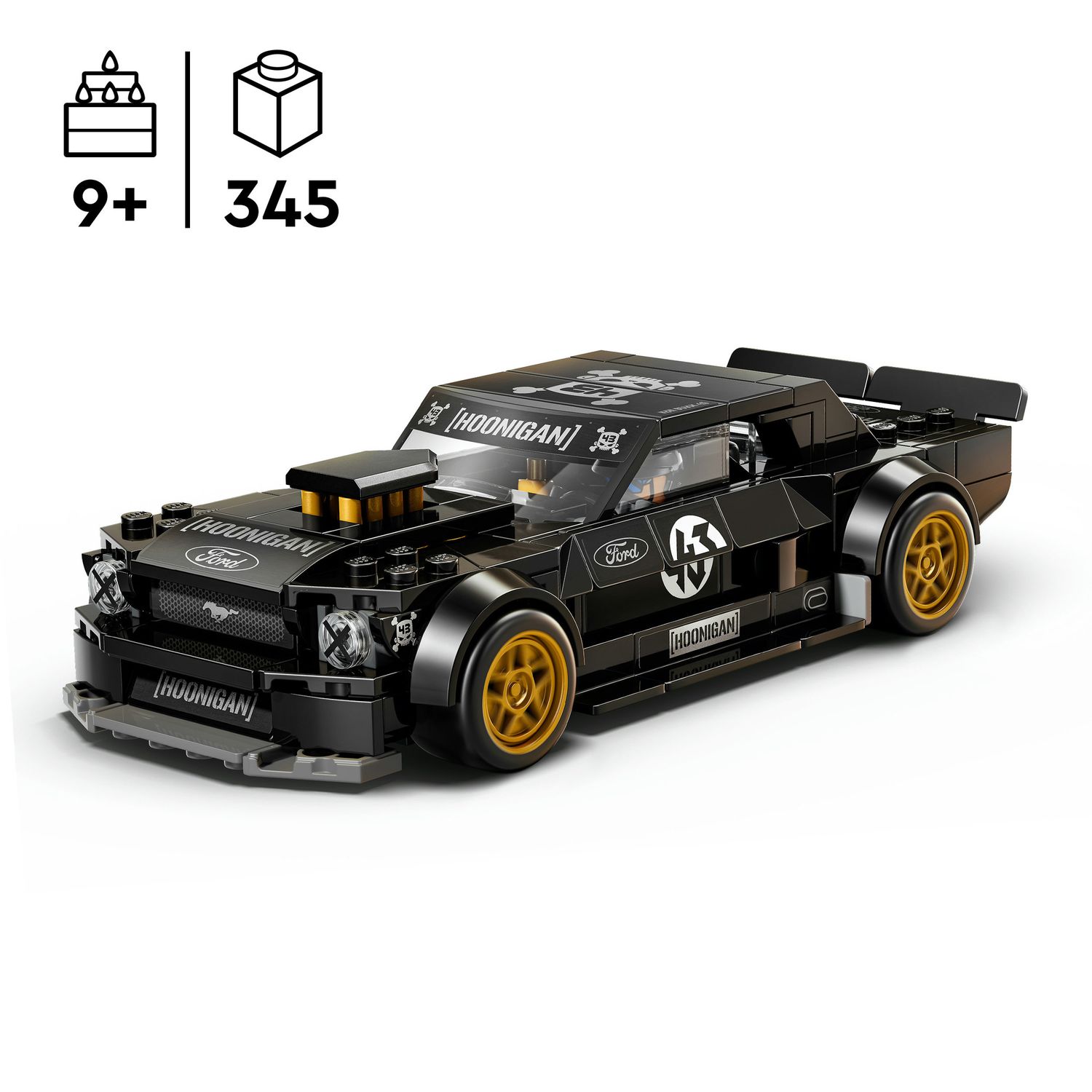 Lego speed champions ford mustang ‘65 hoonicorn v1 di ken block - 77262 - Lego