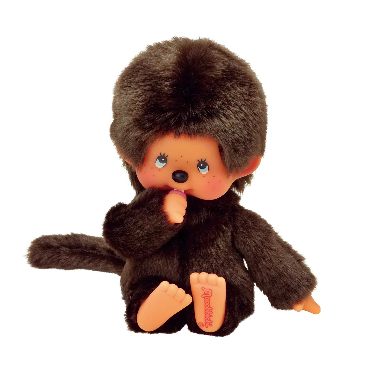 Monchhichi bandai peluche original girl 20 cm, giocattolo morbido per bambini 2+ - MONCHHICHI