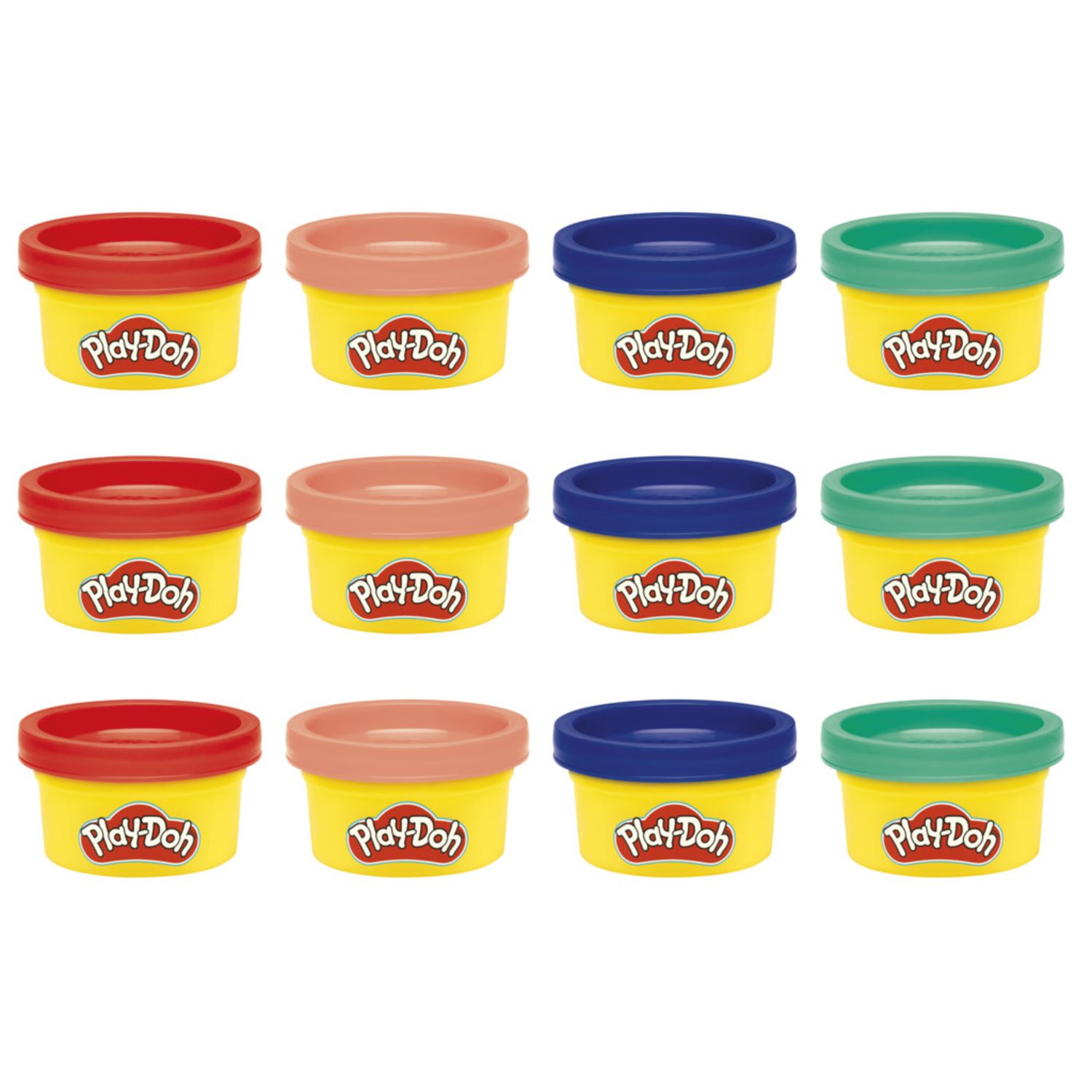Play-doh, dolcetti e regalini – bambine dai 2 anni in su, ottima idea regalo, confezione da 12 vasetti di pasta modellabile - PLAY-DOH