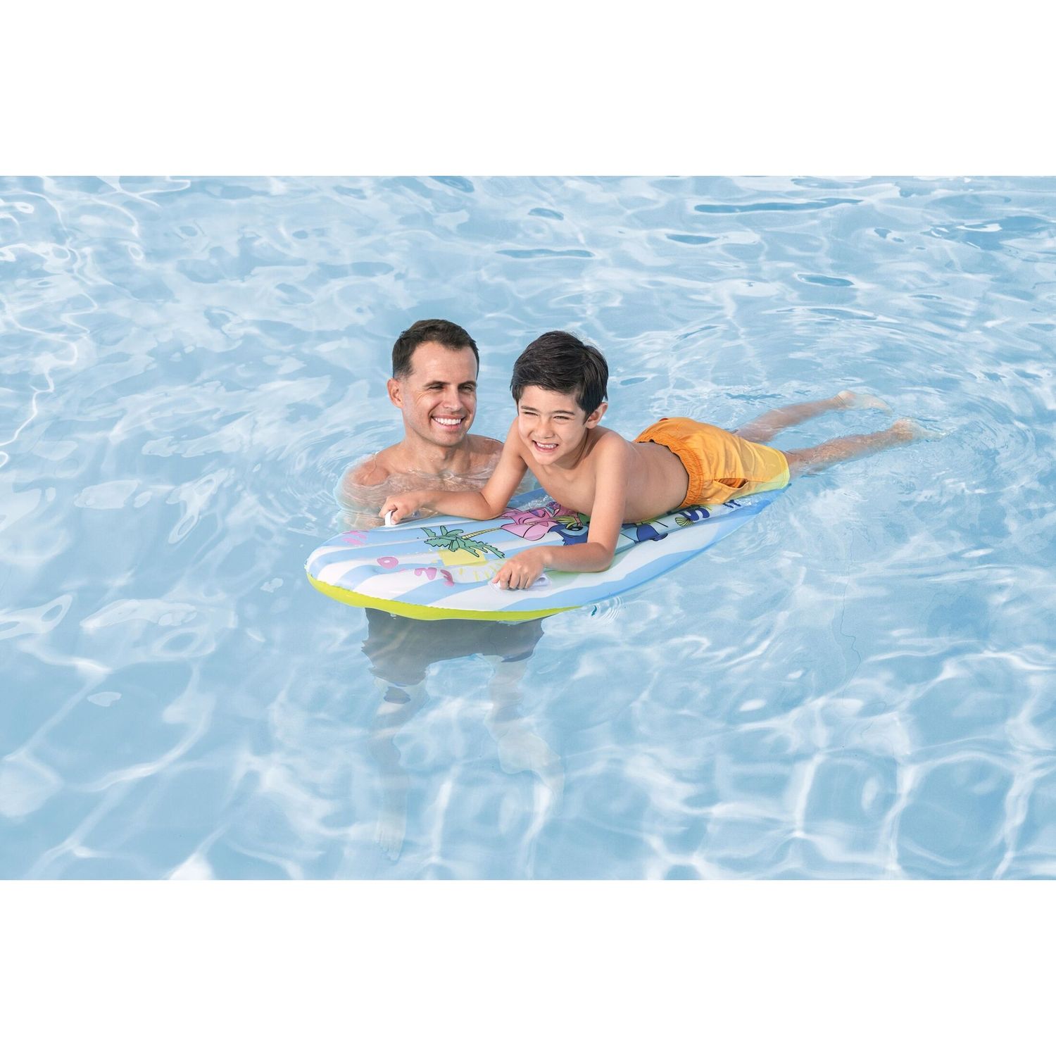 Tavola da surf gonfiabile surf rider 1,14 x 46 cm con stitch - Bestway, Disney Stitch