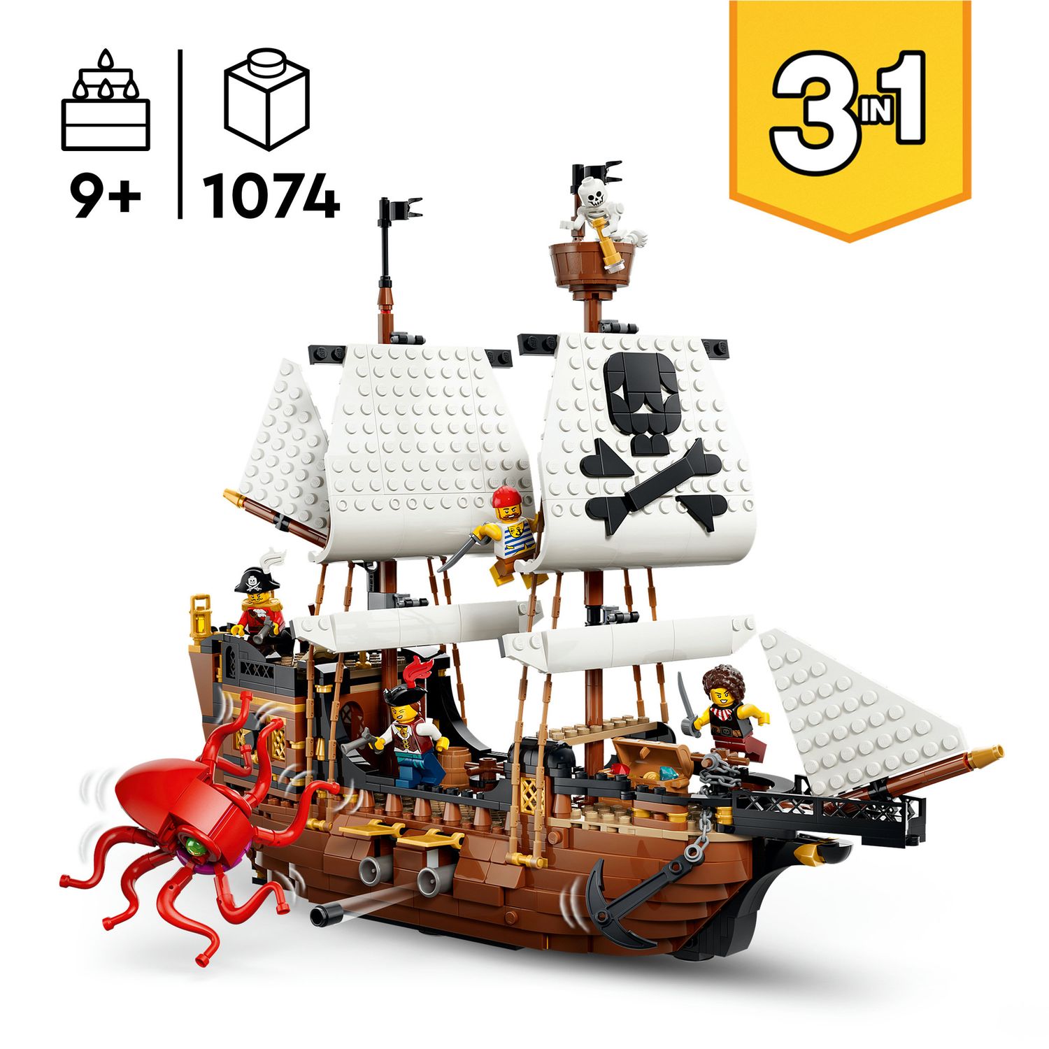 Lego creator iconica nave da pirata - 31387 - LEGO CREATOR, Lego