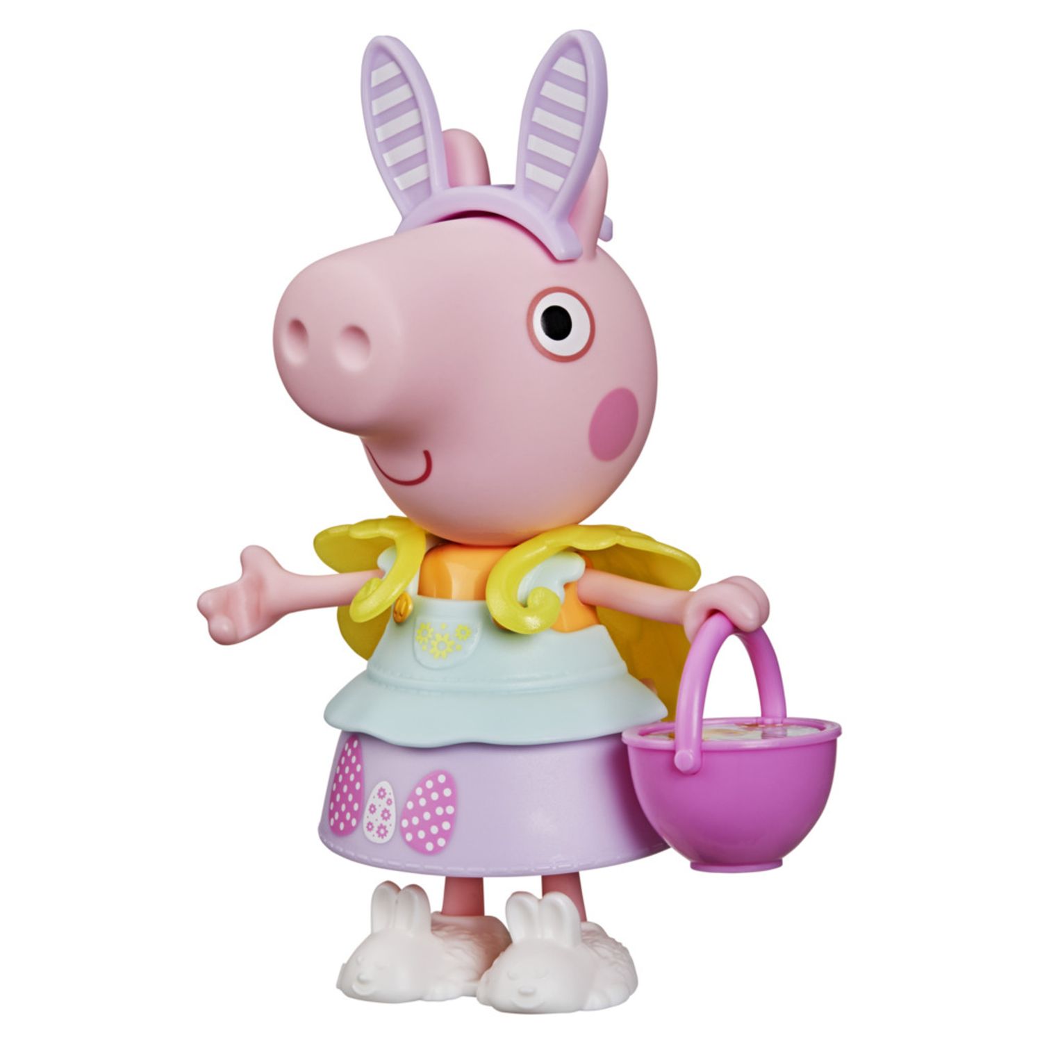 Peppa pig, peppa con outfit di primavera – action figure con 6 accessori alla moda facili da indossare - PEPPA PIG