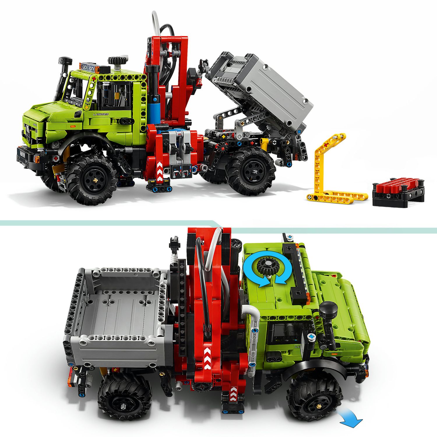 Lego technic mercedes-benz unimog u 5023 con gru - 42242 - LEGO TECHNIC, Lego