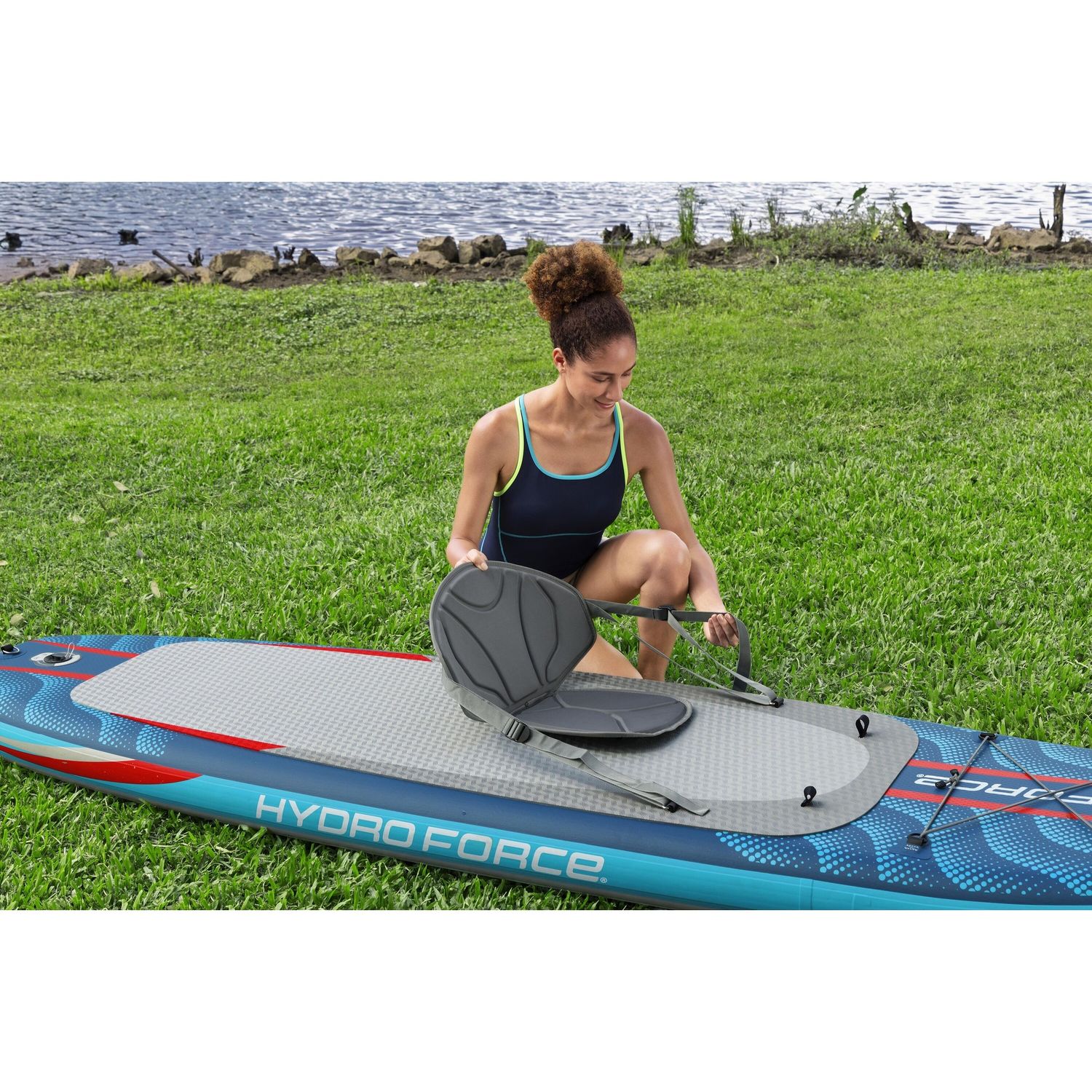 Set kayak e stand-up paddleboard 2 in 1 oceana da 10 piedi (3,05 m x 84 cm x 15 cm) - Bestway