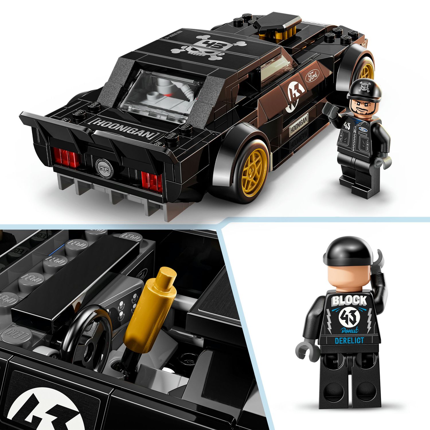 Lego speed champions ford mustang ‘65 hoonicorn v1 di ken block - 77262 - Lego