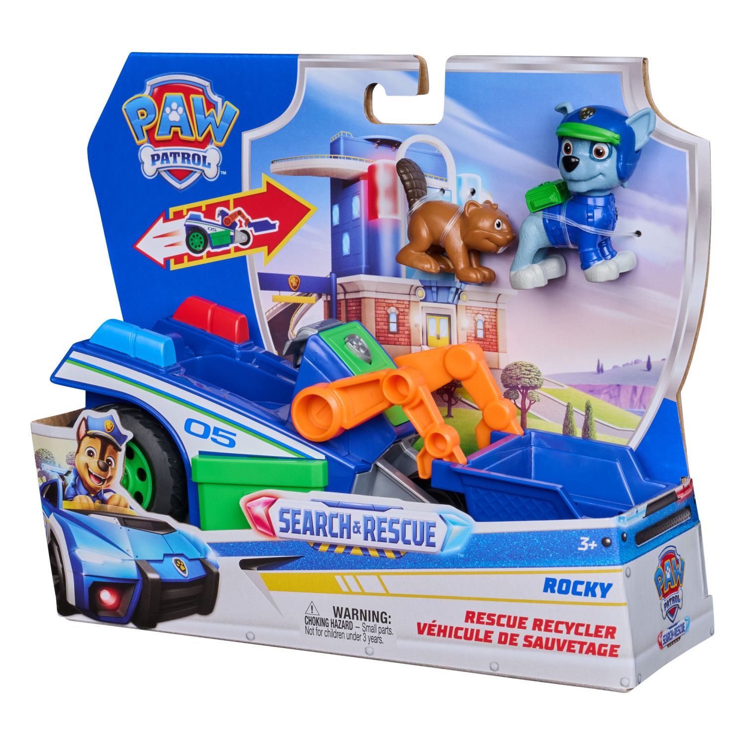 Paw patrol veicolo search & rescue rocky, 3+ - Paw Patrol
