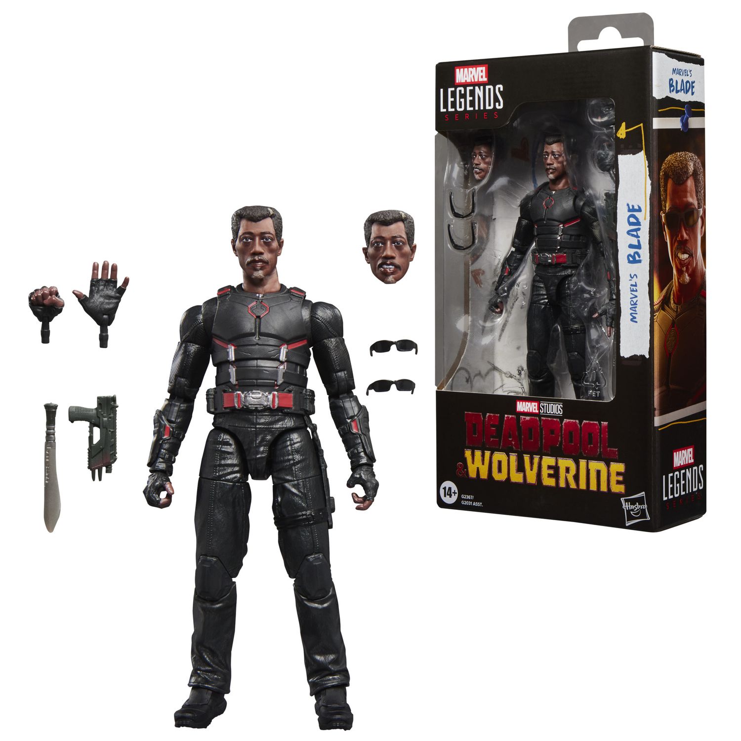 Hasbro marvel legends series, marvel's blade – idea regalo, action figure collezionabile da 15 cm ispirata al film "deadpool & wolverine" - Avengers