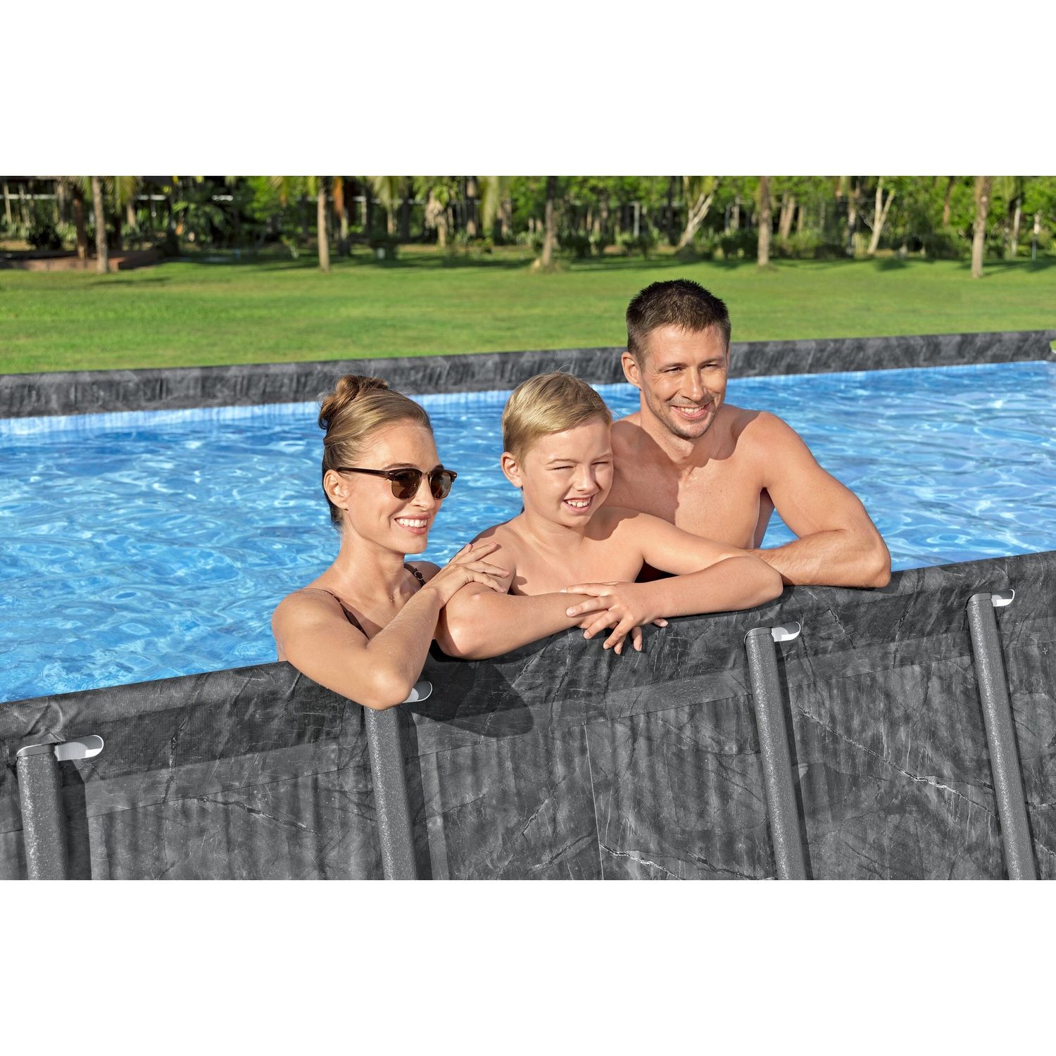 Piscina rettangolare di dimensioni 24' x 12' x 52" / 7,32 m x 3,66 m x 1,32 m - Bestway