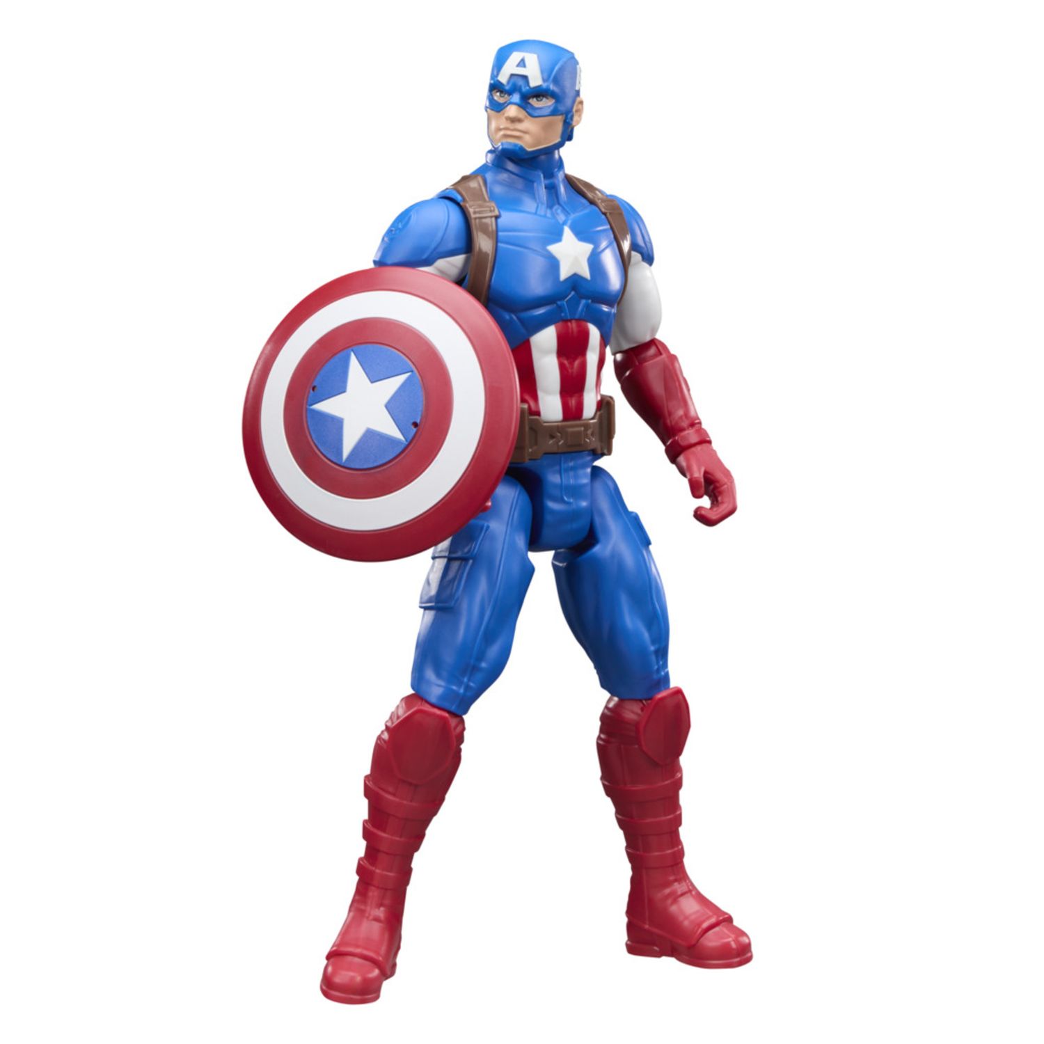 Hasbro marvel avengers, titan series, capitan america –  action figure da 29,2 cm, action figure - Avengers