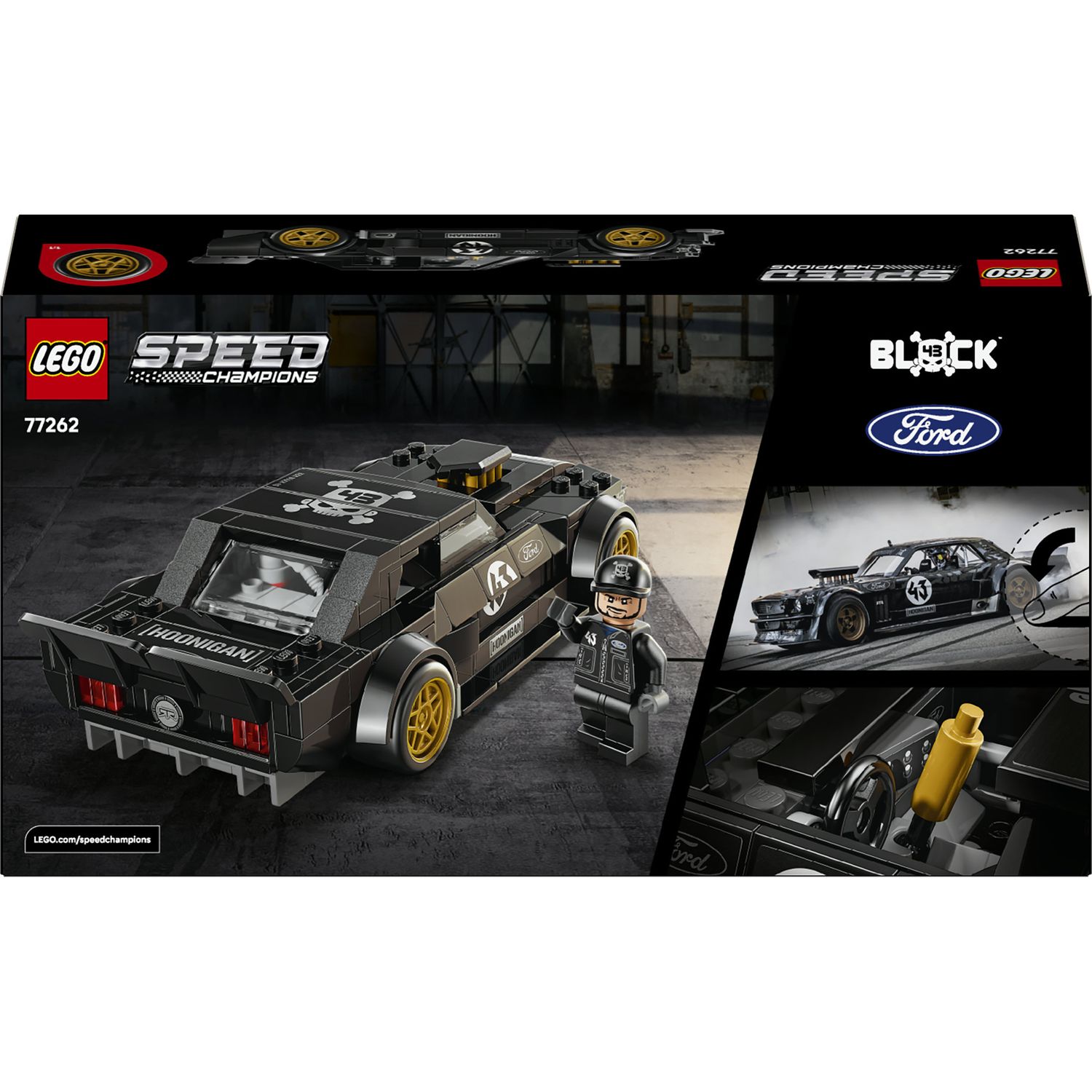 Lego speed champions ford mustang ‘65 hoonicorn v1 di ken block - 77262 - Lego