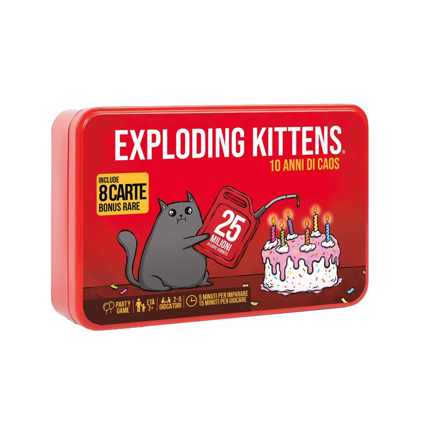 Exploding kittens 10 anni di caos - ASMODEE