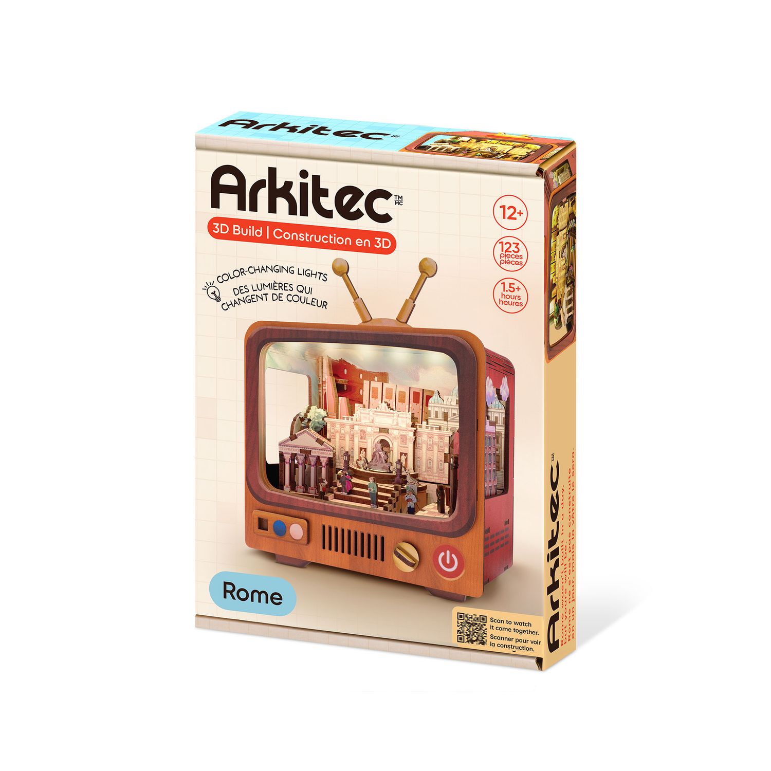 Arkitec - cityscape rome puzzle 123 pz. - NO BRAND