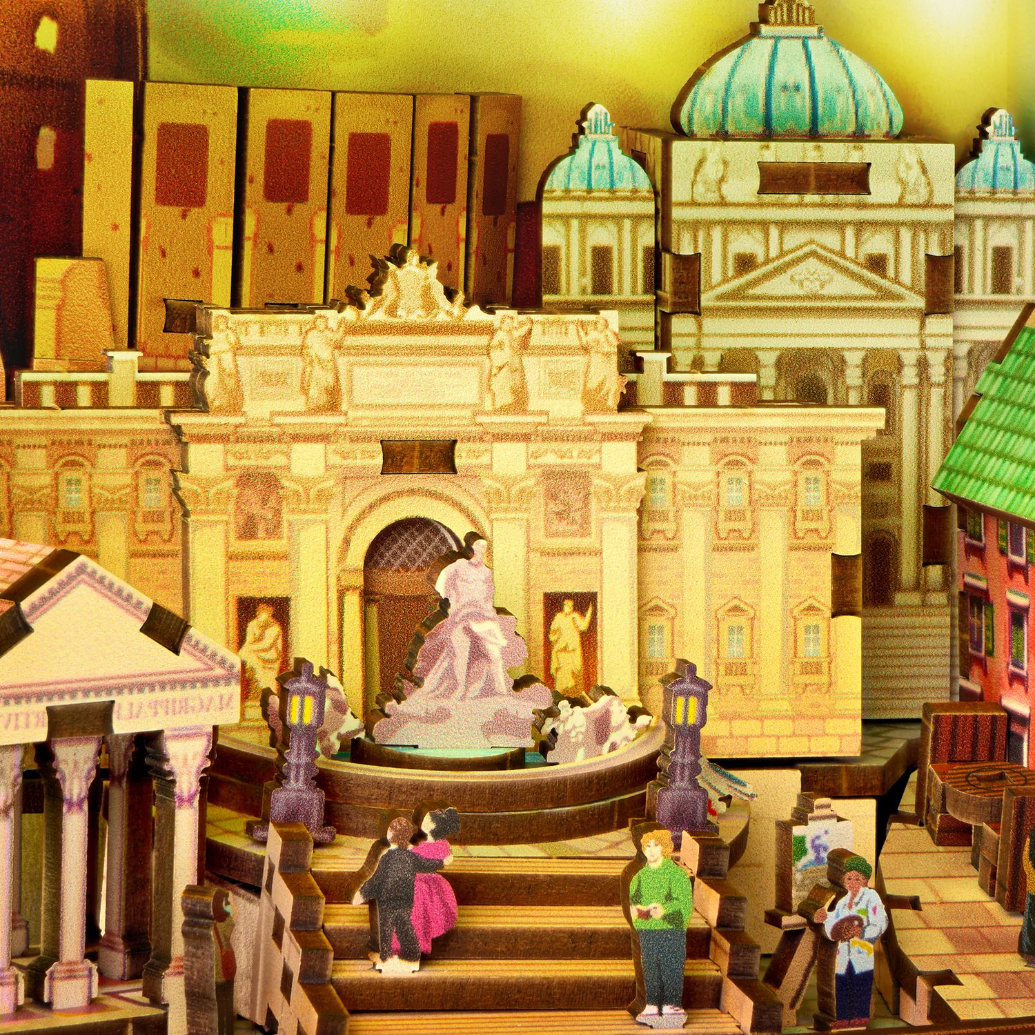 Arkitec - cityscape rome puzzle 123 pz. - NO BRAND