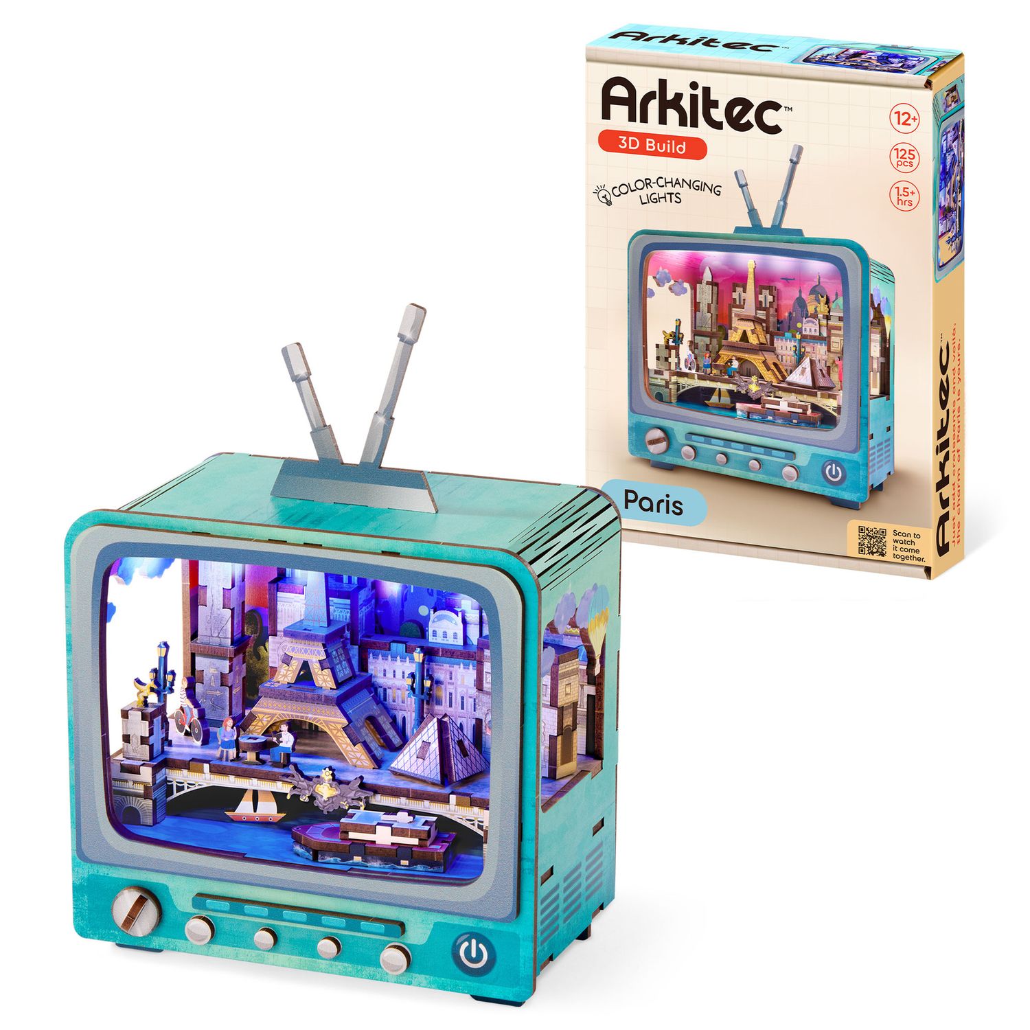Arkitec - cityscape paris puzzle 125 pz. - NO BRAND