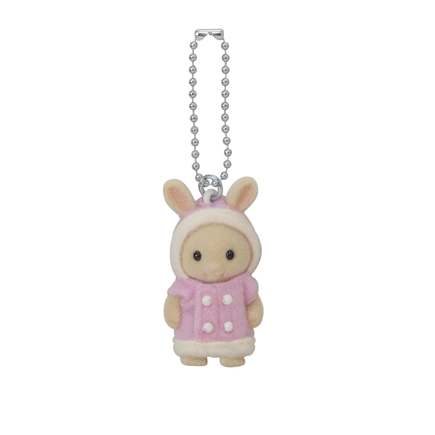 Portachiavi fluffy parka coniglio latte - SYLVANIAN FAMILY