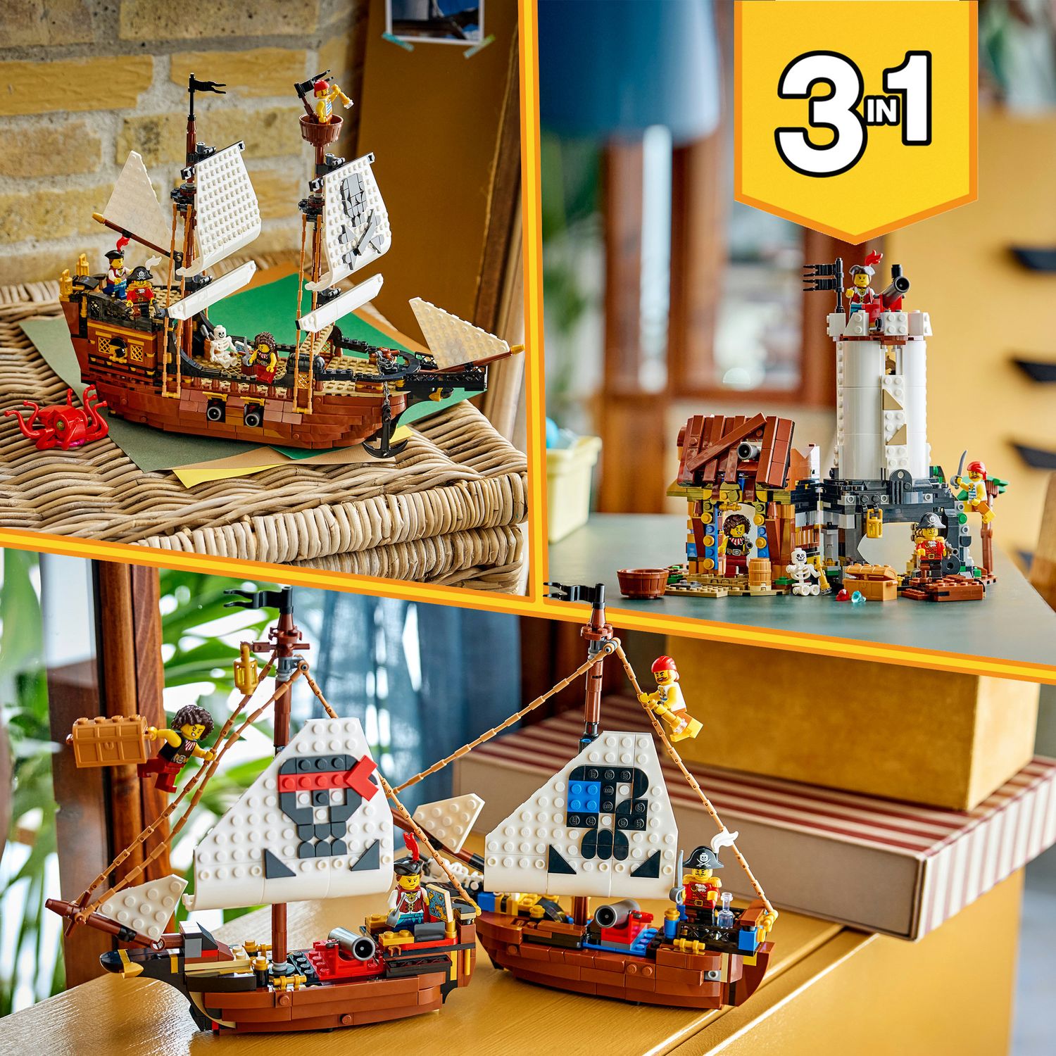 Lego creator iconica nave da pirata - 31387 - LEGO CREATOR, Lego