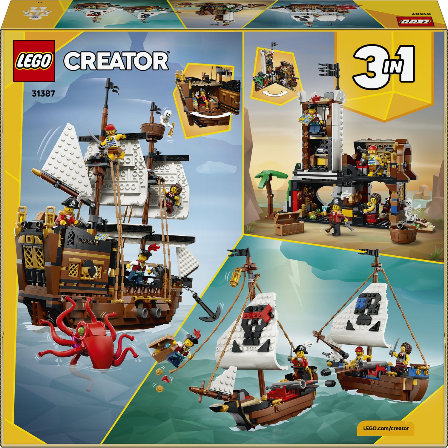 Lego creator iconica nave da pirata - 31387 - LEGO CREATOR, Lego
