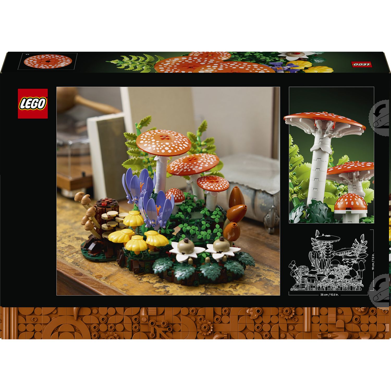 Lego botanicals funghi del bosco - 11505 - LEGO ICONS BOTANICAL, Lego