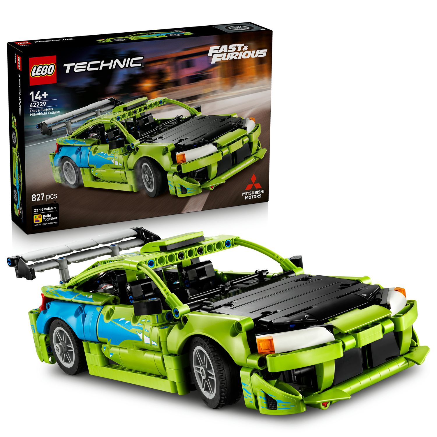 Lego technic auto mitsubishi eclipse fast and furious - 42229 - LEGO TECHNIC, Lego
