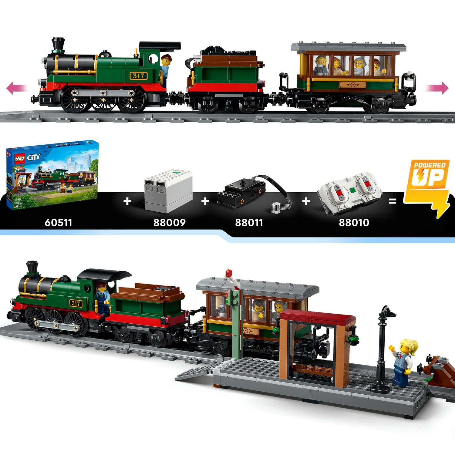 Lego city treno a vapore vintage - 60511 - LEGO CITY, Lego