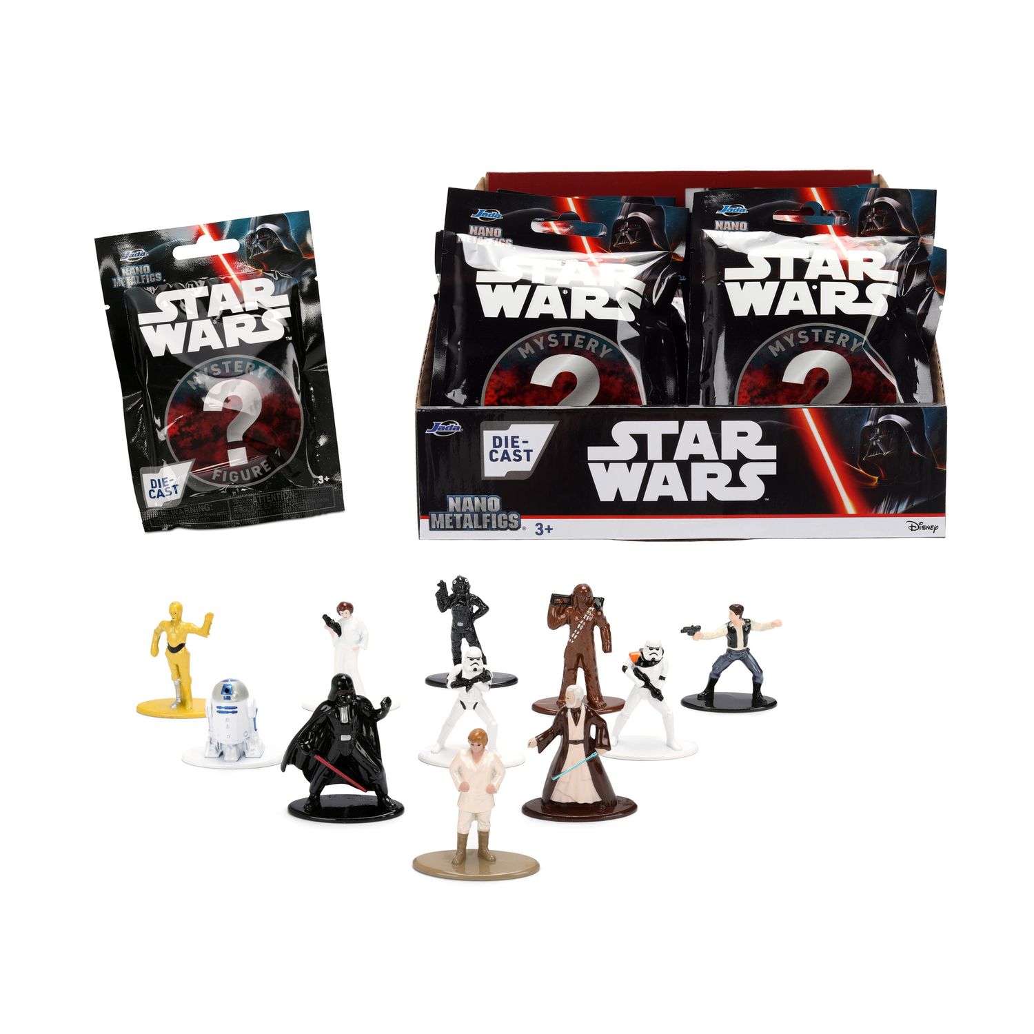 Star wars pack nanofigs, 13 figures collezionabili - personaggio assortito - Star Wars