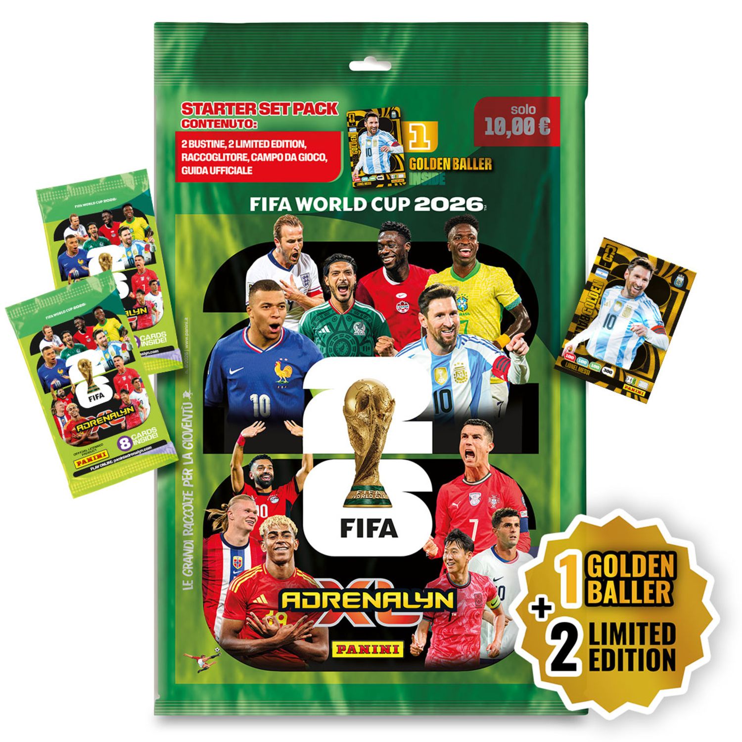 Starter set adrenalyn world cup - PANINI
