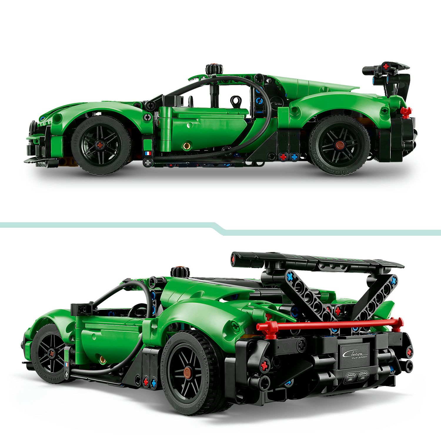 Lego technic hypercar bugatti chiron pur sport verde - 42241 - LEGO TECHNIC, Lego