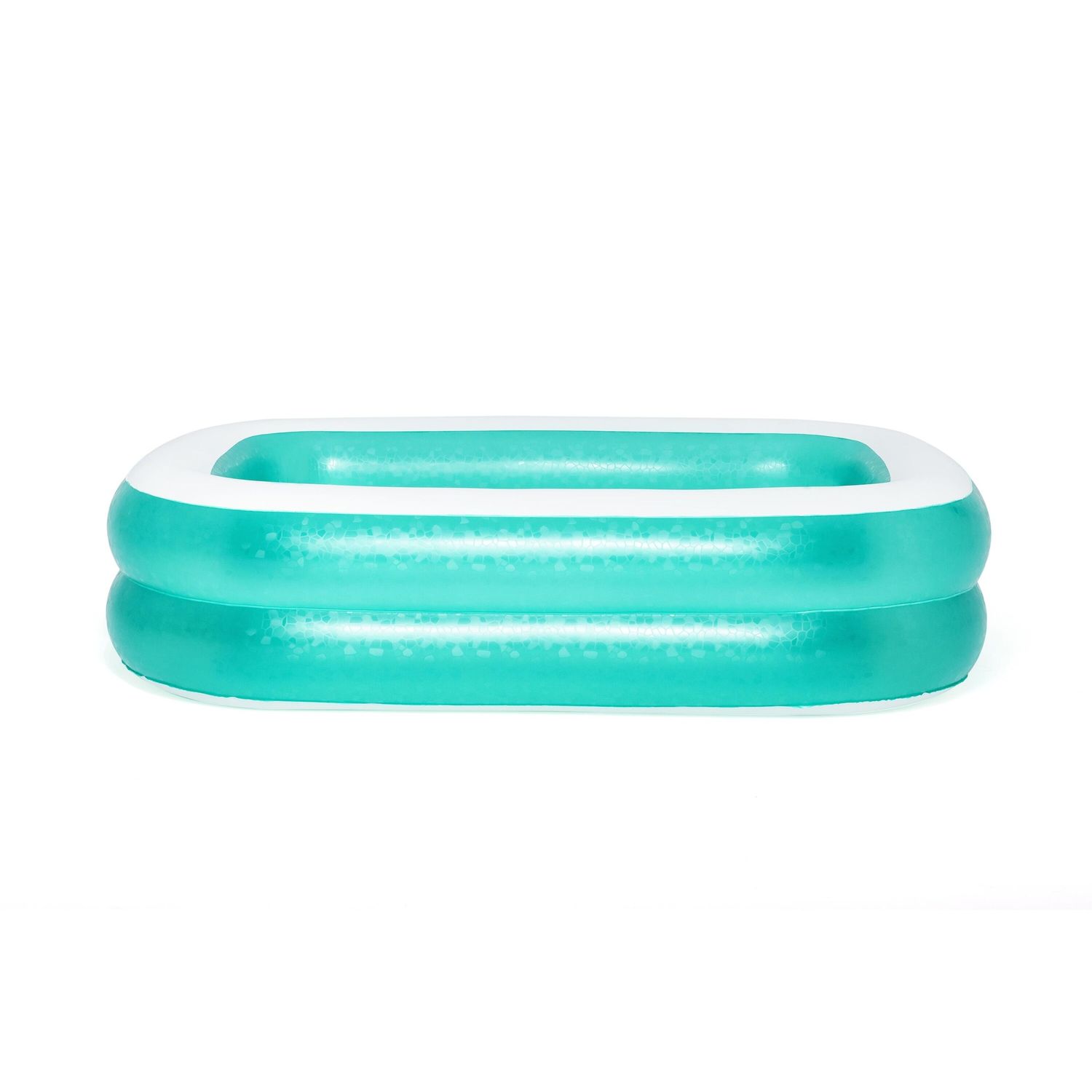 Piscina rettangolare per famiglie, colore verde acqua, dimensioni 2,00 m x 1,46 m x 48 cm (6'7" x 57,5" x 19"). - Bestway