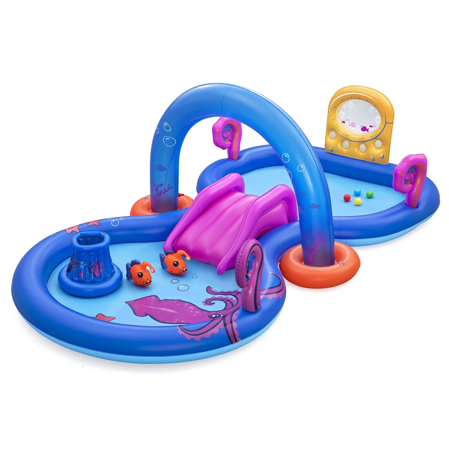 Centro giochi sea odyssey 3,30 x 1,88 m piscina scivolo abissi marini - Bestway