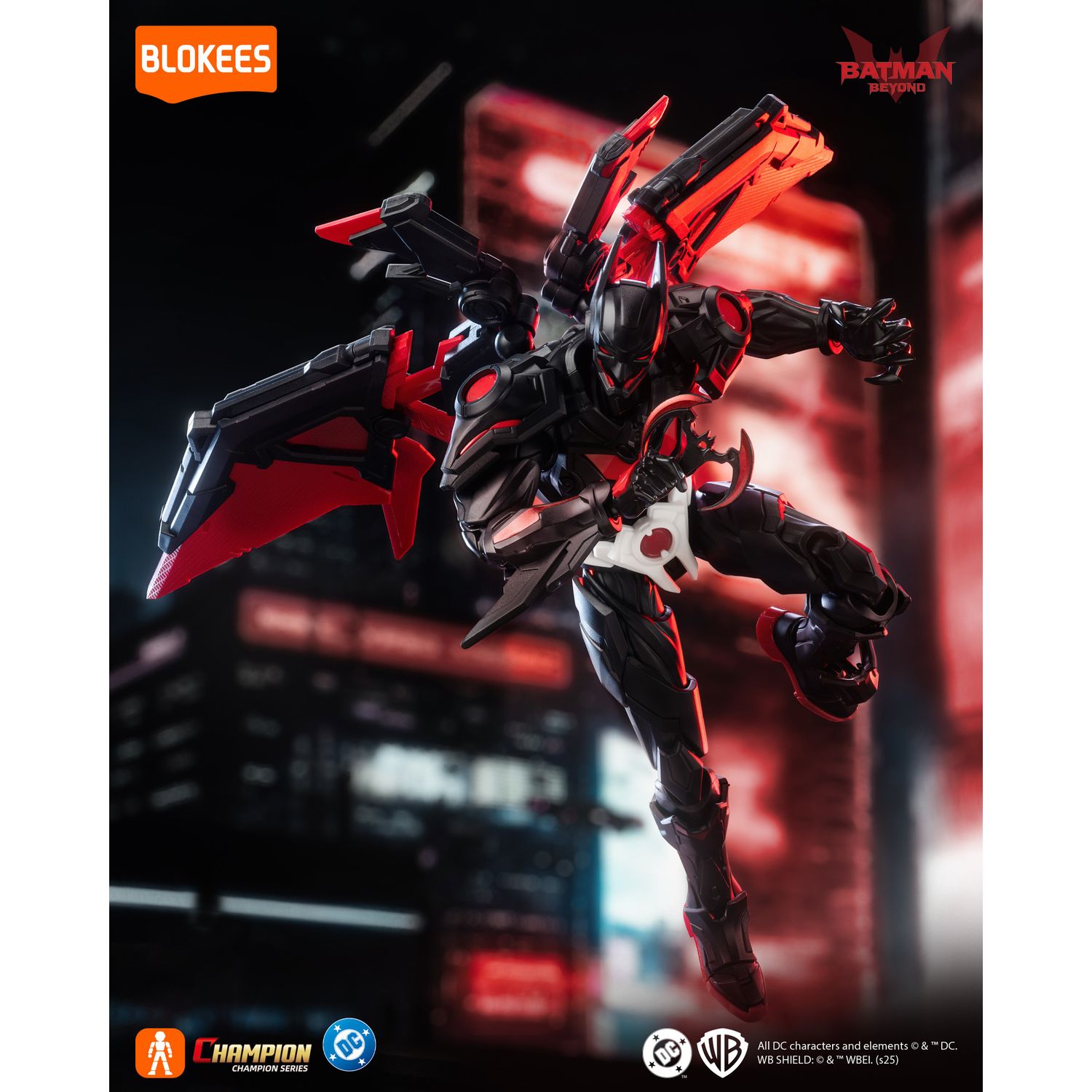 Blokees figures - dc - champion class 02 - batman beyond - BATMAN, DC COMICS, BLOKEES