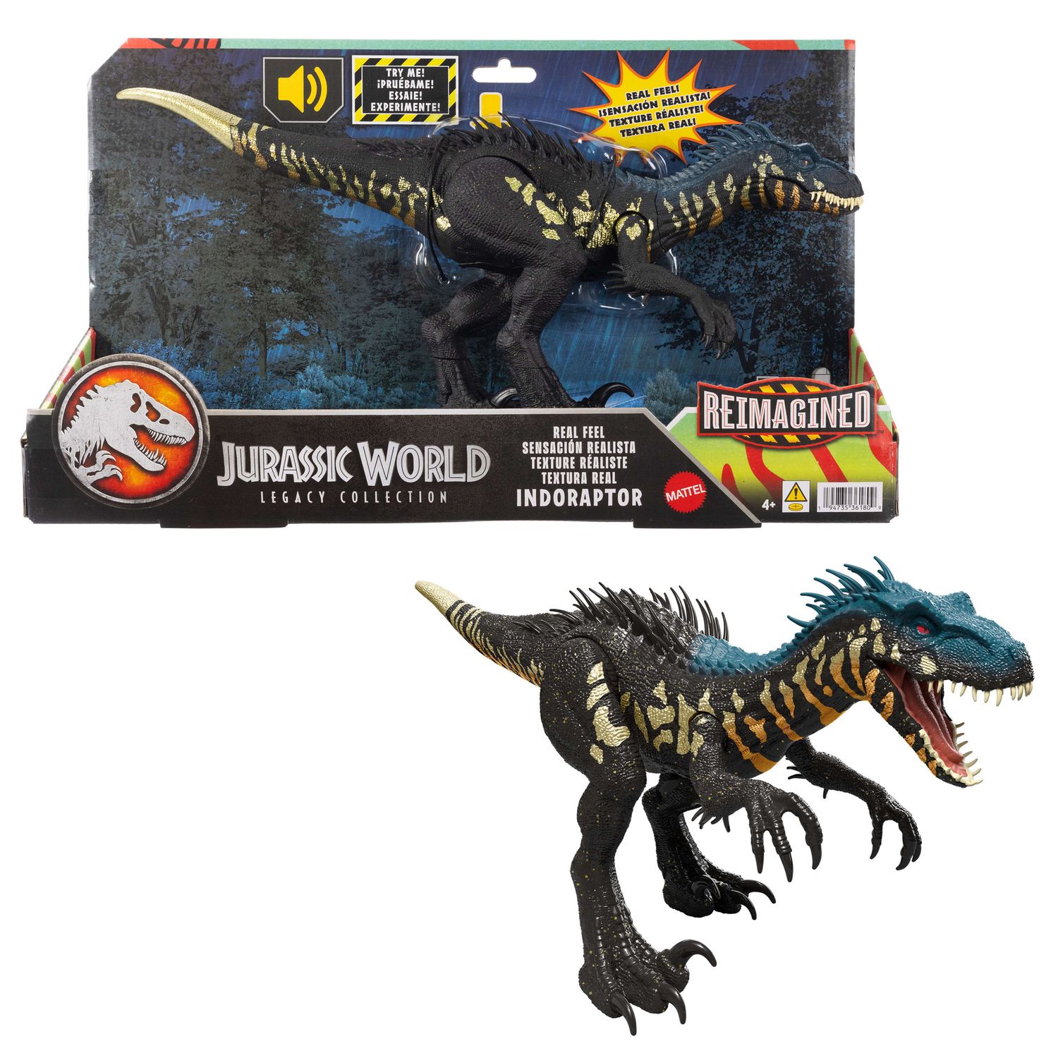 Mattel jurassic world - indoraptor legacy collection - Jurassic World, MATTEL