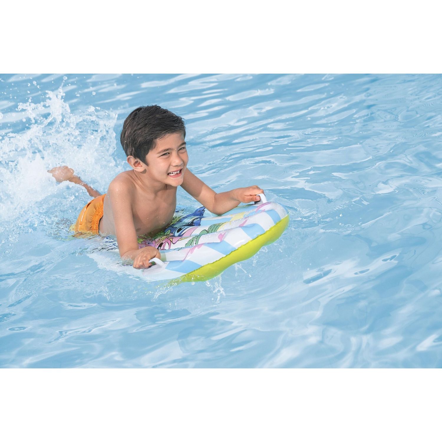 Tavola da surf gonfiabile surf rider 1,14 x 46 cm con stitch - Bestway, Disney Stitch