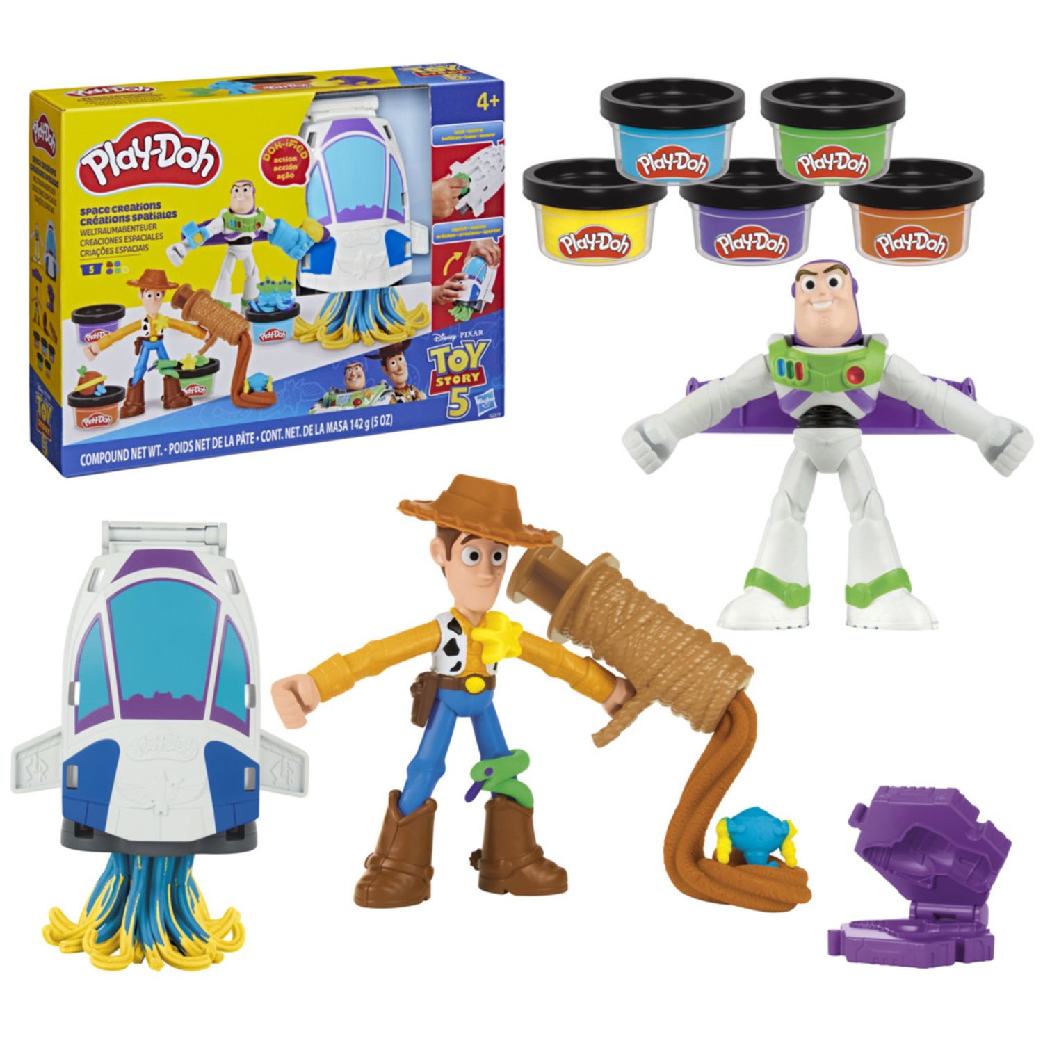 Play-doh toy story creazioni spaziali – gioco da tavolo per famiglie e amici, divertente e coinvolgente - PLAY-DOH, TOY STORY, Disney