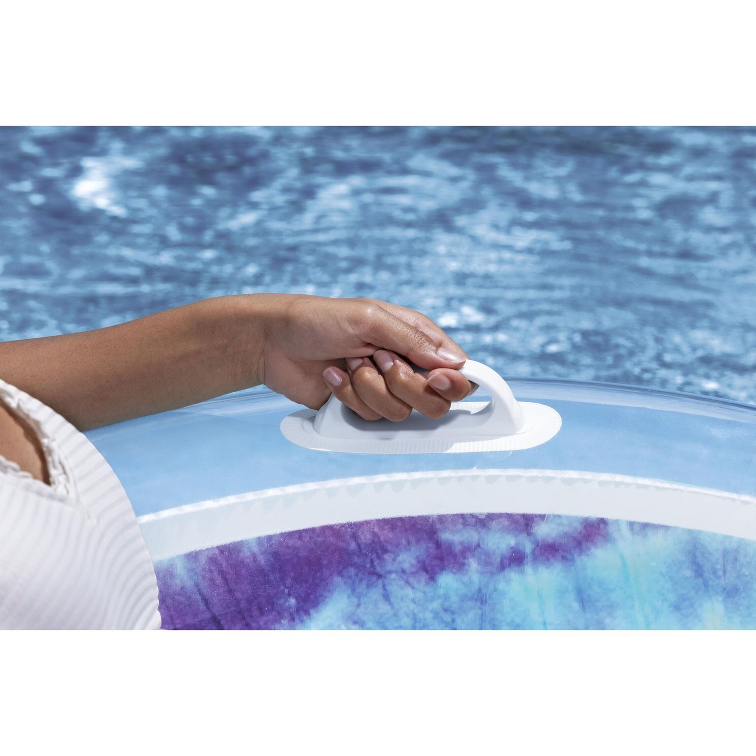 Salvagente deluxe tie dye da 46,5" x 46" / 1,18 m x 1,17 m - Bestway