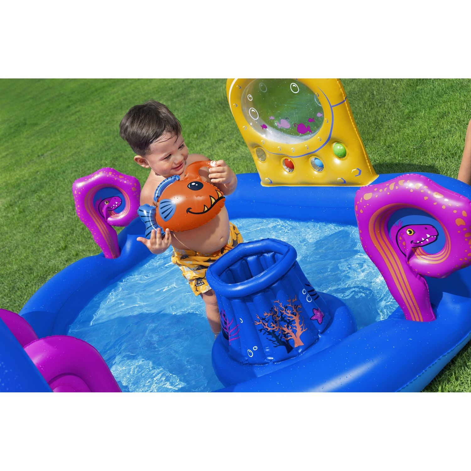 Centro giochi sea odyssey 3,30 x 1,88 m piscina scivolo abissi marini - Bestway