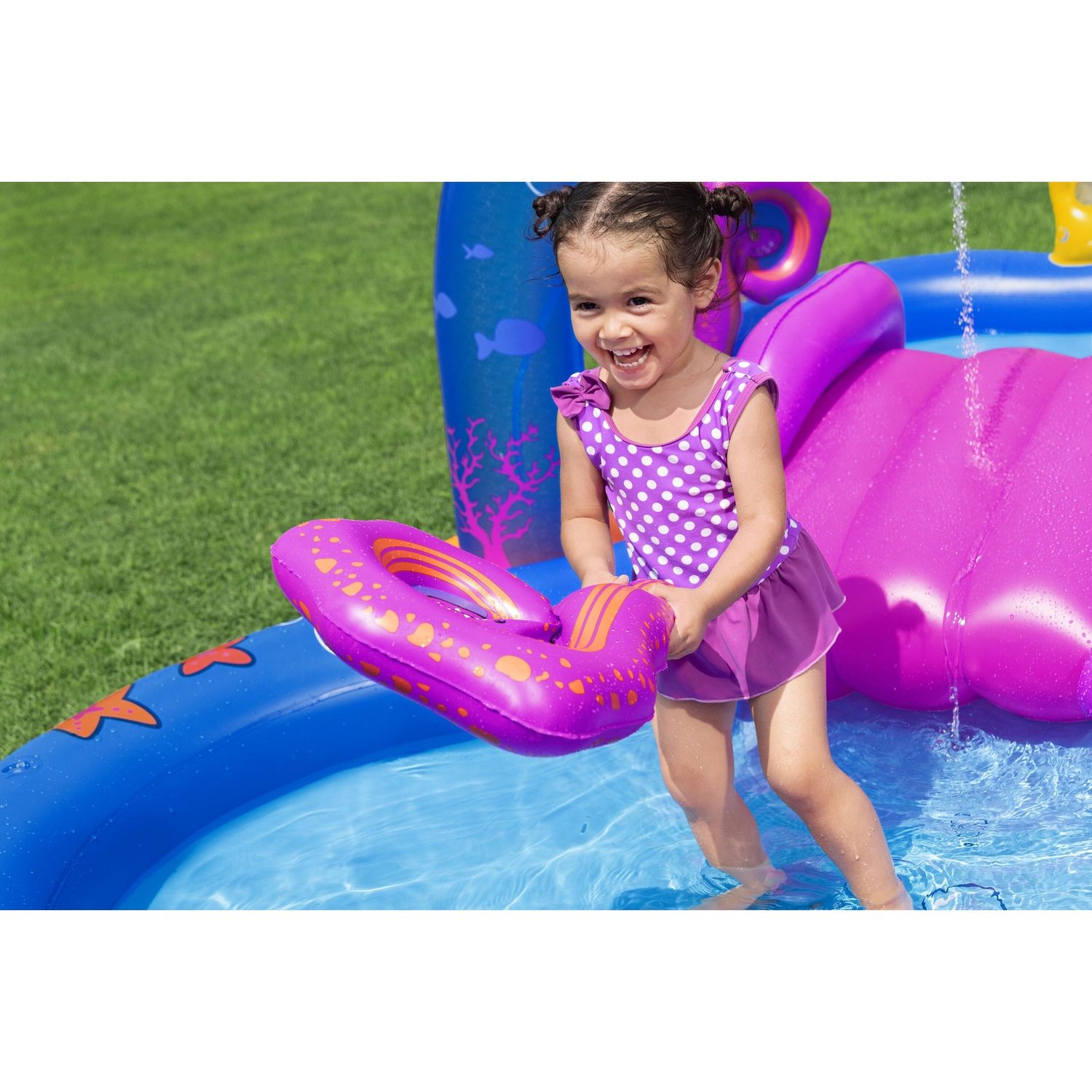 Centro giochi sea odyssey 3,30 x 1,88 m piscina scivolo abissi marini - Bestway