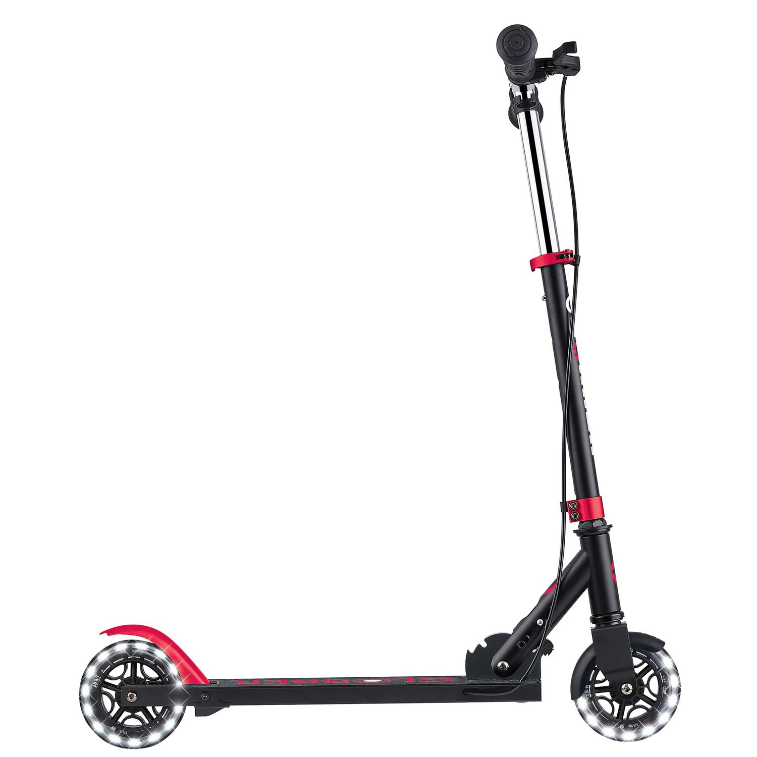 Globber - flow element foldable junior lights - black-red - GLOBBER