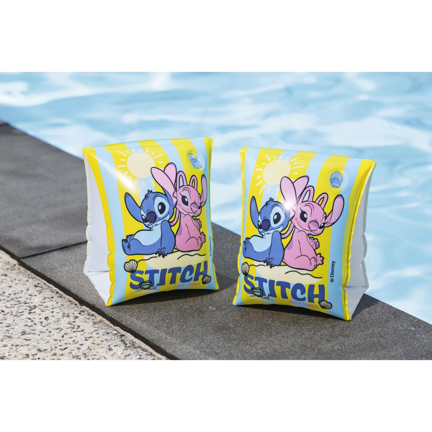 Braccioli gonfiabili con stampa tropicali 3‑6 anni disney stitch - Bestway, Disney Stitch