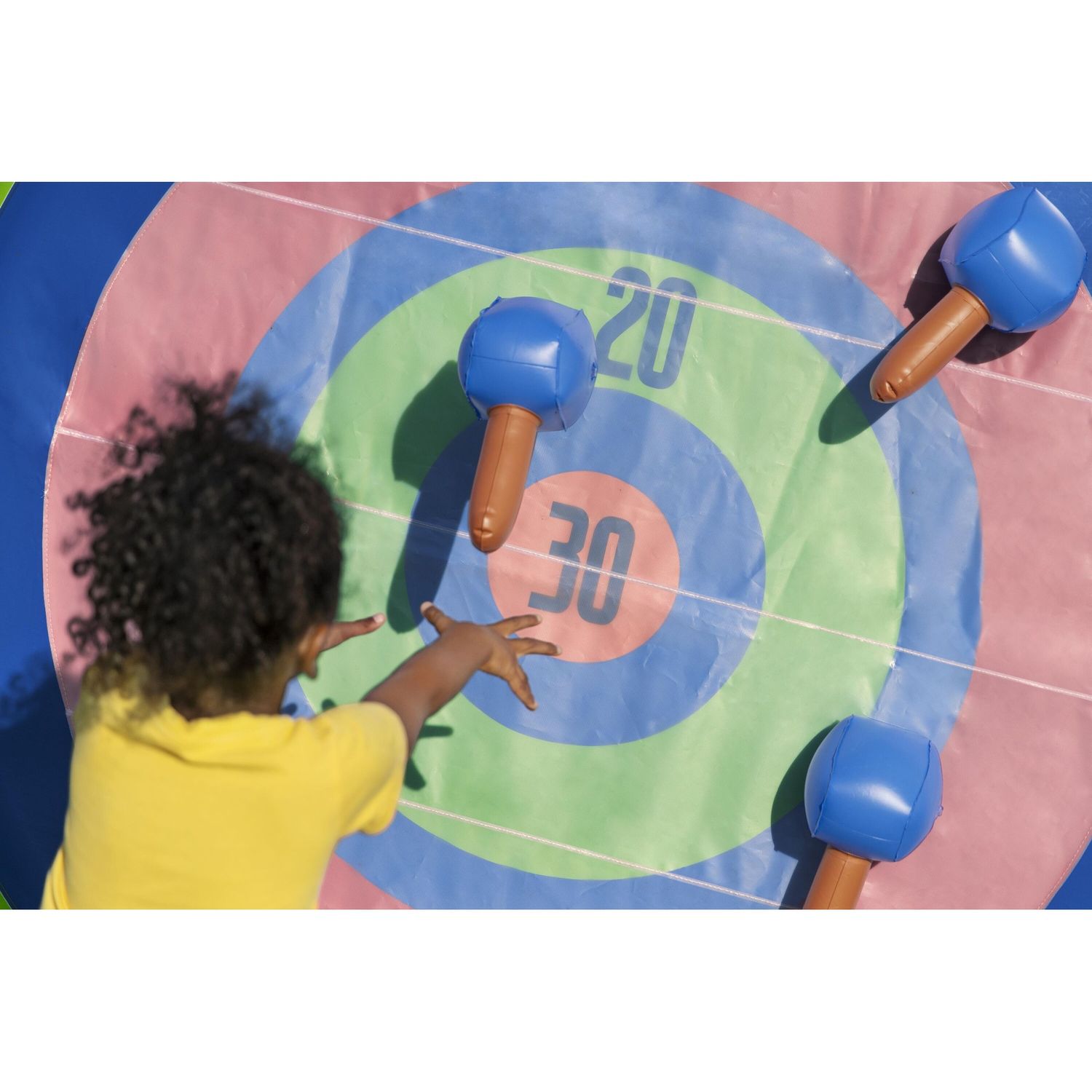 Gioco da giardino 2 in 1 bullseye 1,57 x 1,07 m bersaglio extra large - Bestway