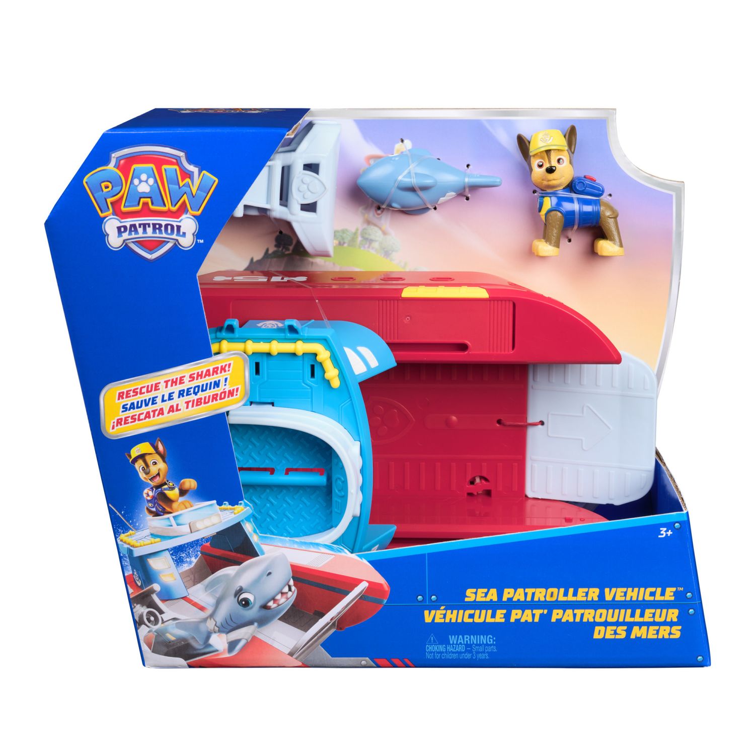 Paw patrol sea patroller con chase,3+ - Paw Patrol