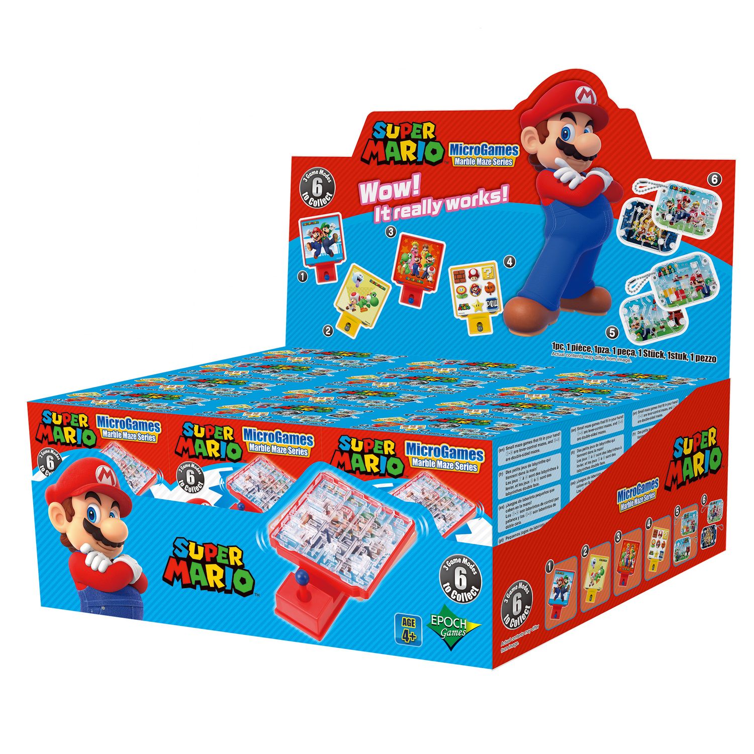Super mario micro games marble maze series assortito - Super Mario