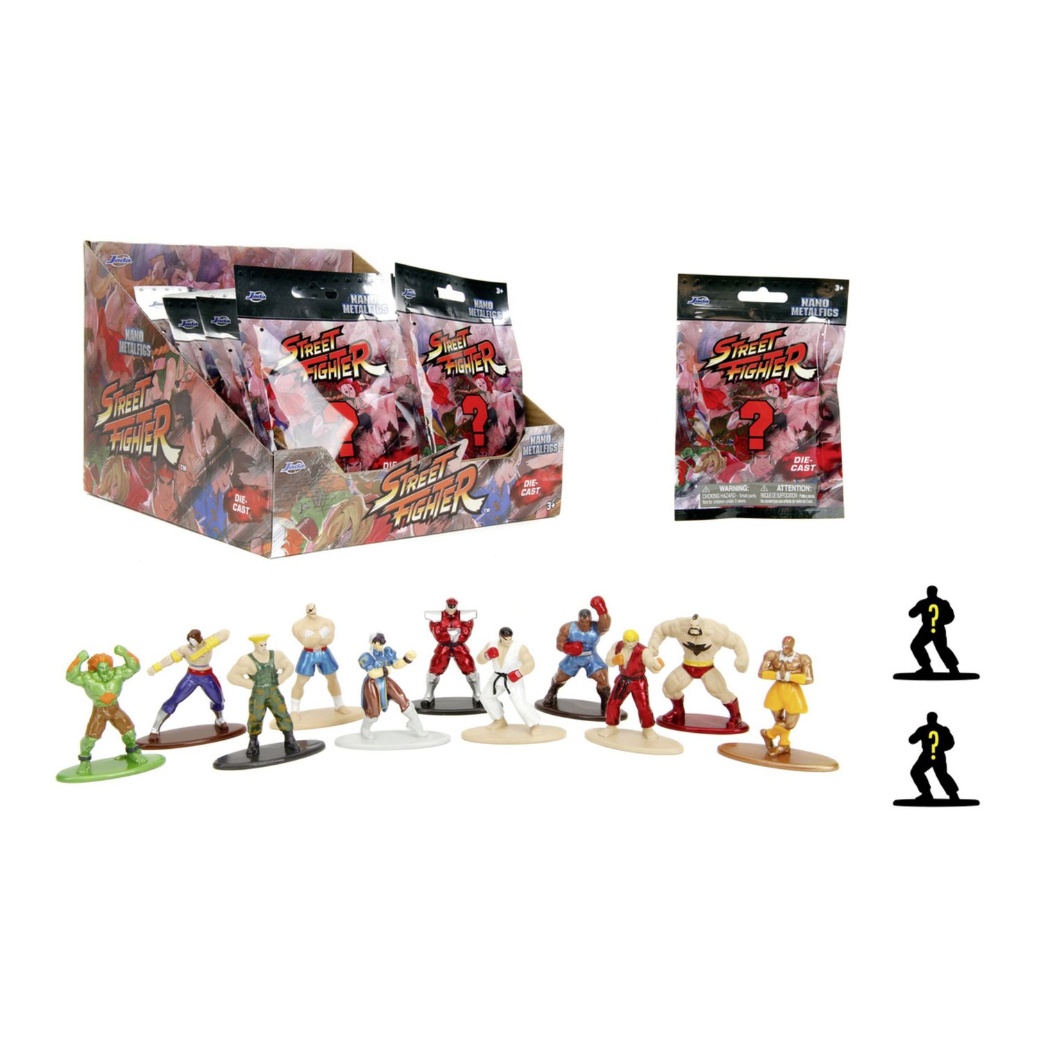 Street fighter blind pack nanofigs, 12 figures collezionabili - personaggio assortito - Disney