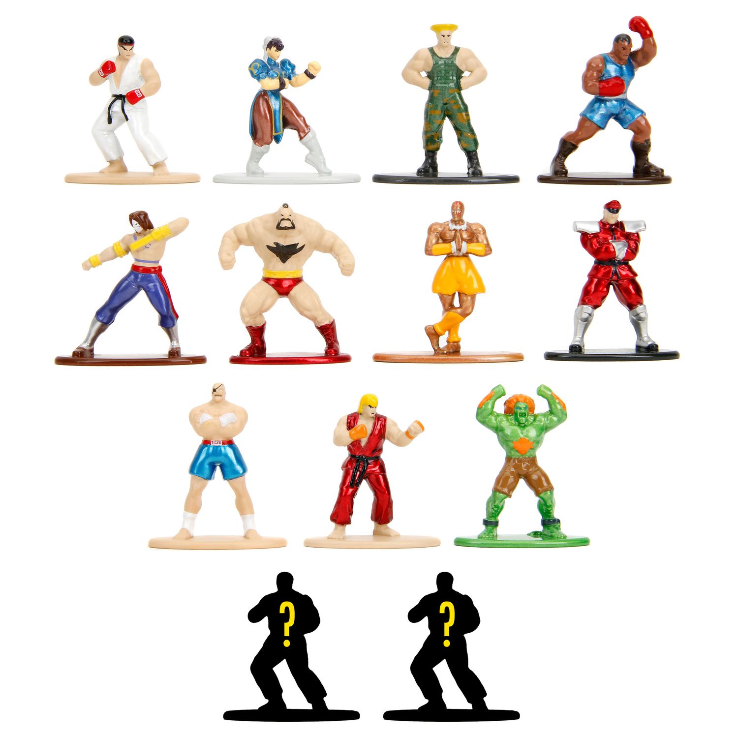 Street fighter blind pack nanofigs, 12 figures collezionabili - personaggio assortito - Disney