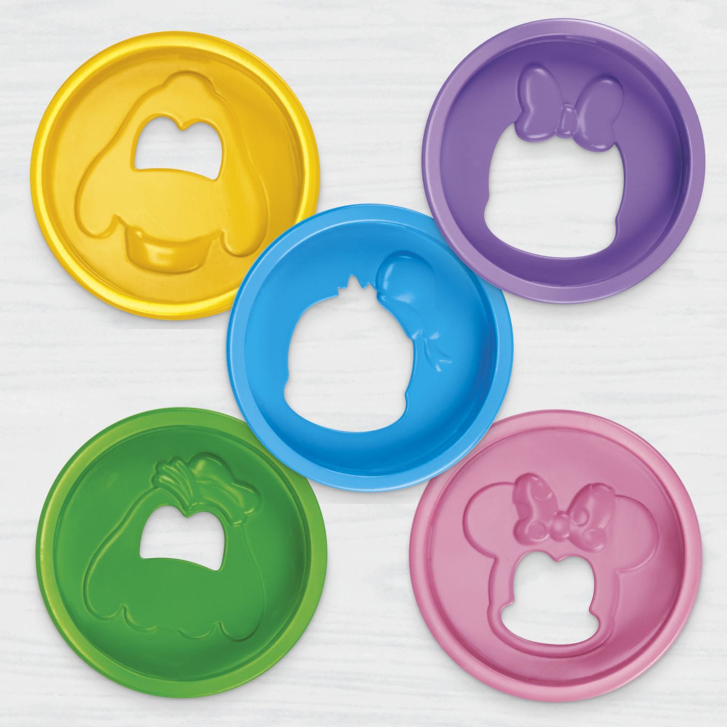 Play-doh, disney junior happy stackable, set di giocattoli per età prescolare - PLAY-DOH