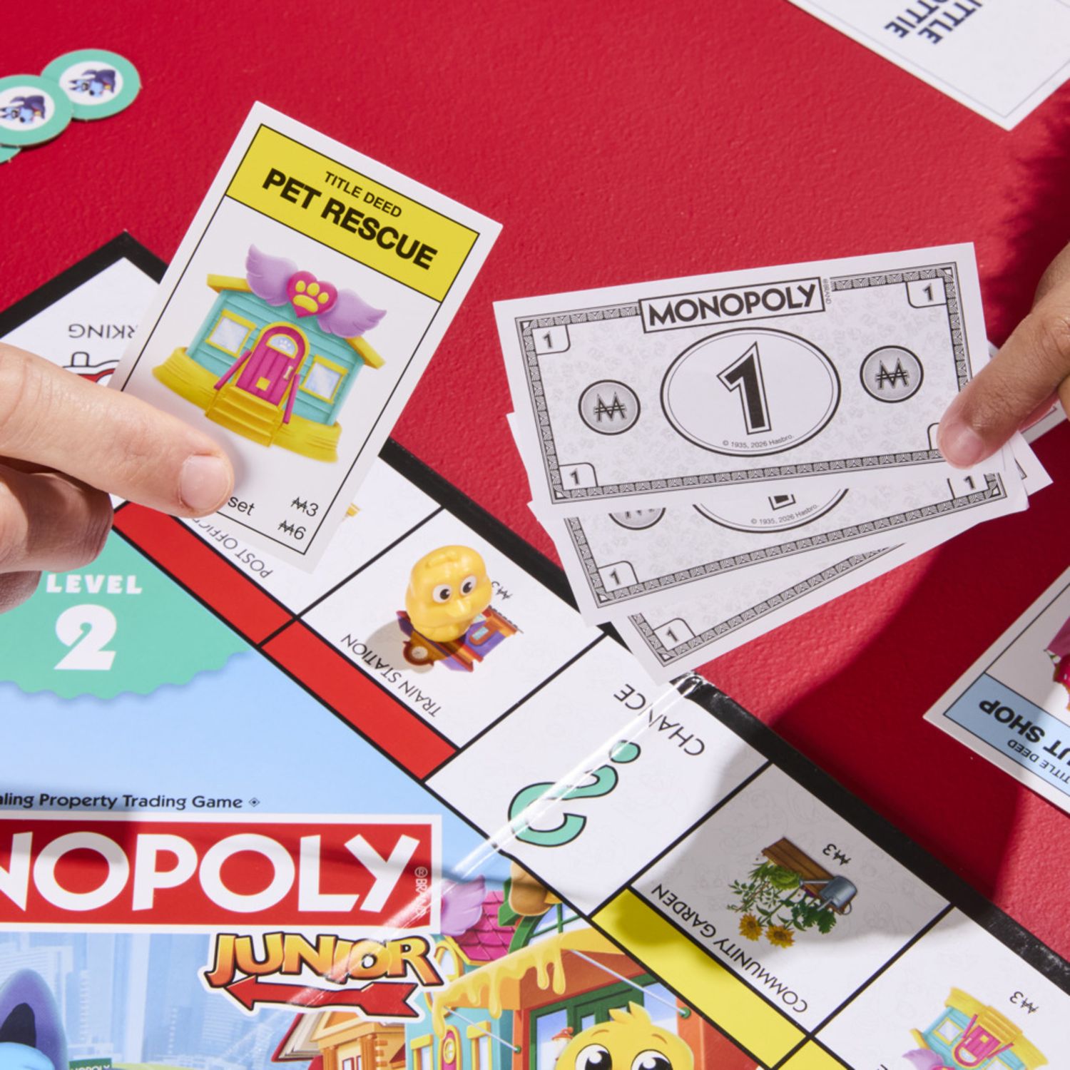 Monopoly junior 2 in 1 – gioco da tavolo per famiglie e amici, divertente e coinvolgente - MONOPOLY