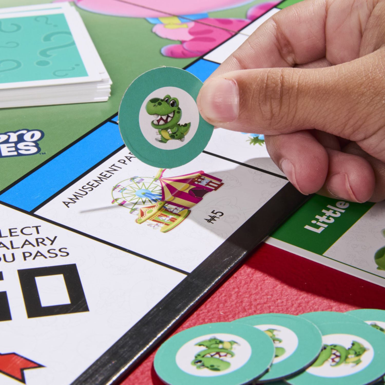 Monopoly junior 2 in 1 – gioco da tavolo per famiglie e amici, divertente e coinvolgente - MONOPOLY
