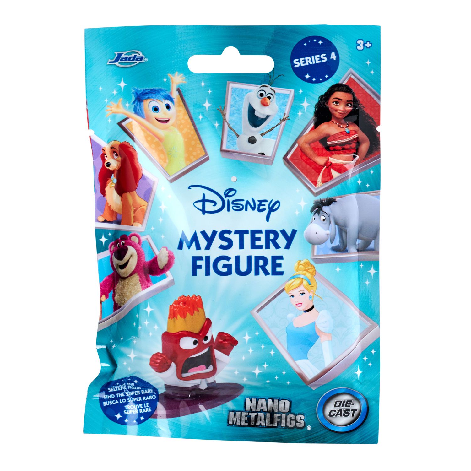 Disney blind pack nanofigs, 12 figures collezionabili - personaggio assortito - Disney