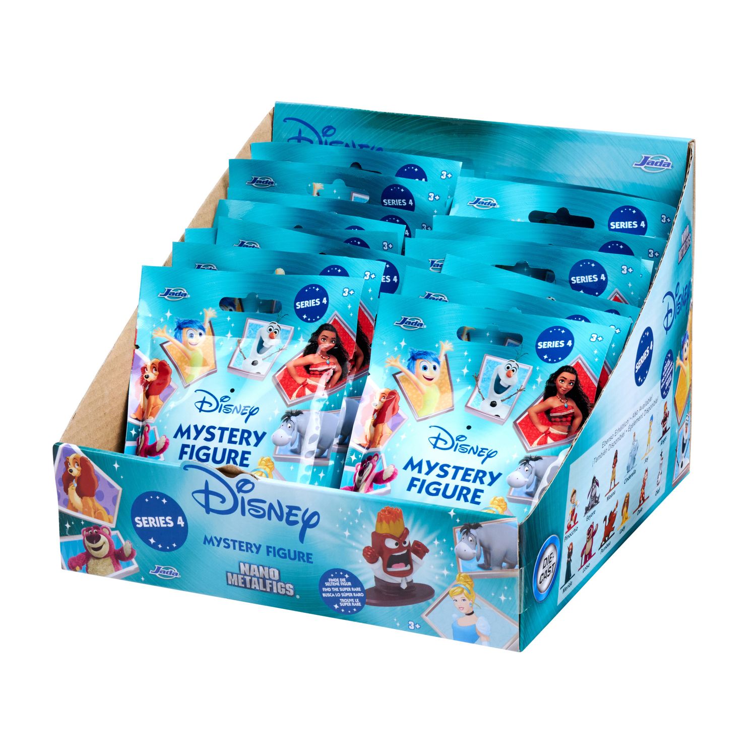 Disney blind pack nanofigs, 12 figures collezionabili - personaggio assortito - Disney